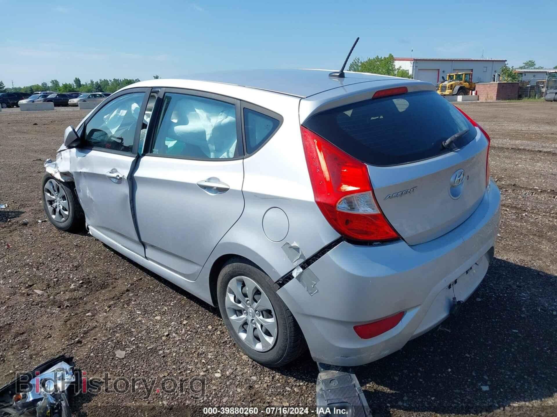 2017 HYUNDAI ACCENT - VIN: KMHCT5AE8HU336815 - Фото 3