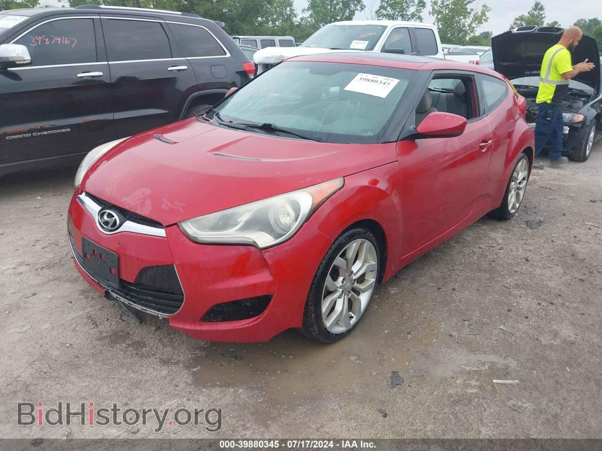 2013 HYUNDAI VELOSTER - VIN: KMHTC6AD9DU117871 - Фото 2
