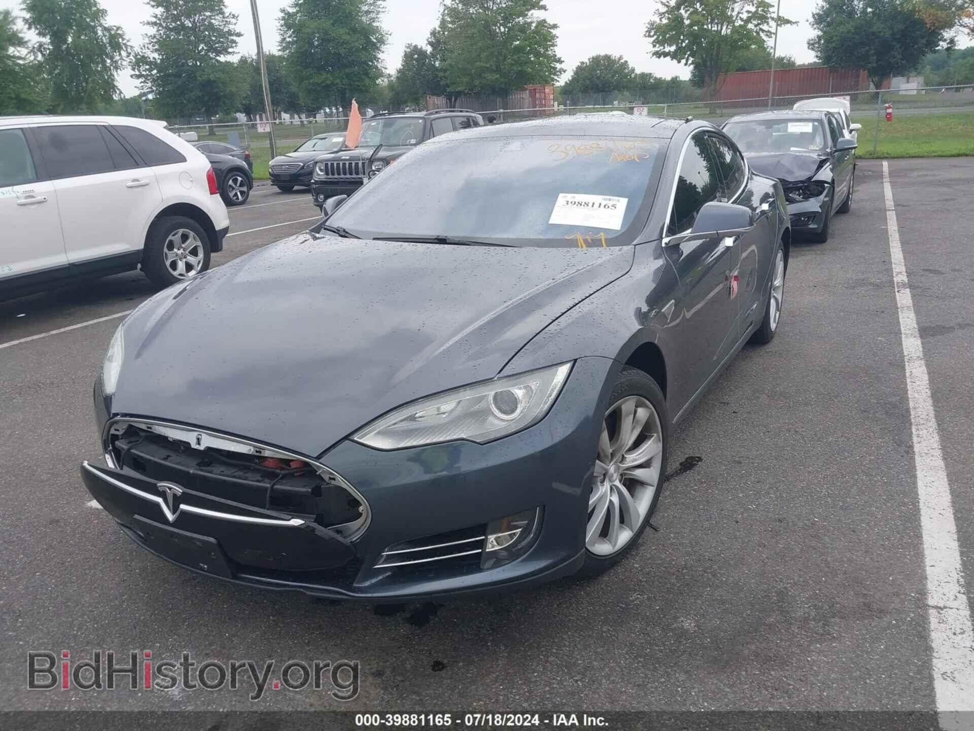 2014 TESLA MODEL S - VIN: 5YJSA1H12EFP61730 - Photo 2