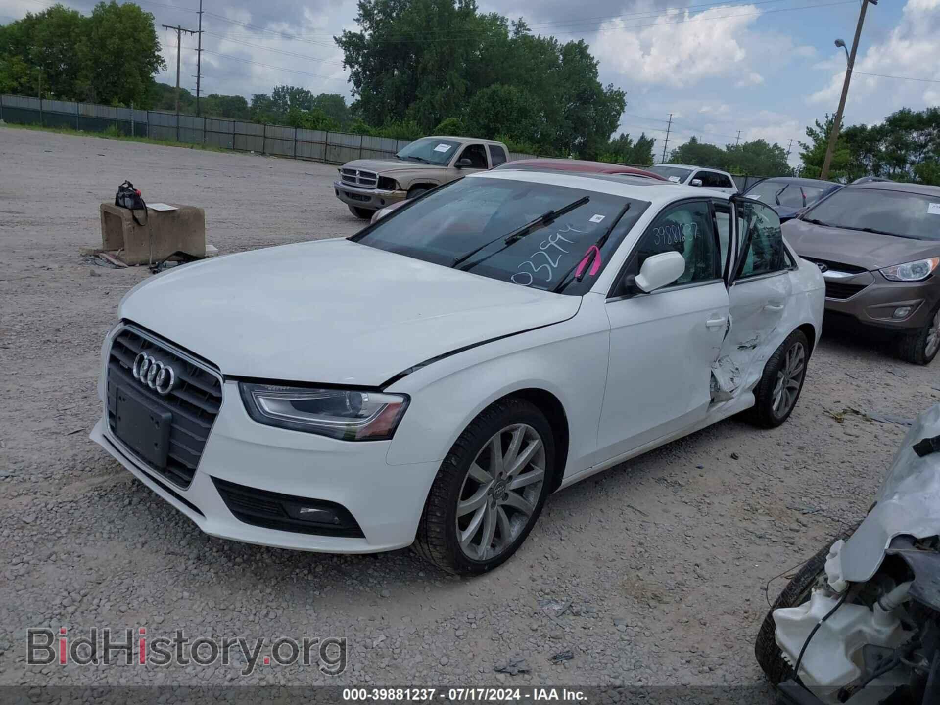 2013 AUDI A4 - VIN: WAUFFAFL1DN032994 - Фото 2