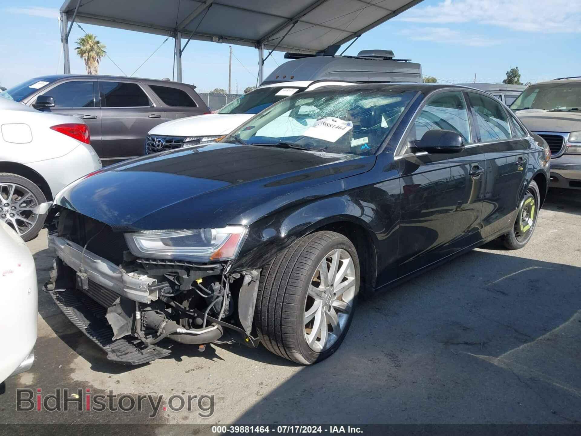 2013 AUDI A4 - VIN: WAUEFAFL3DA053266 - Фото 2