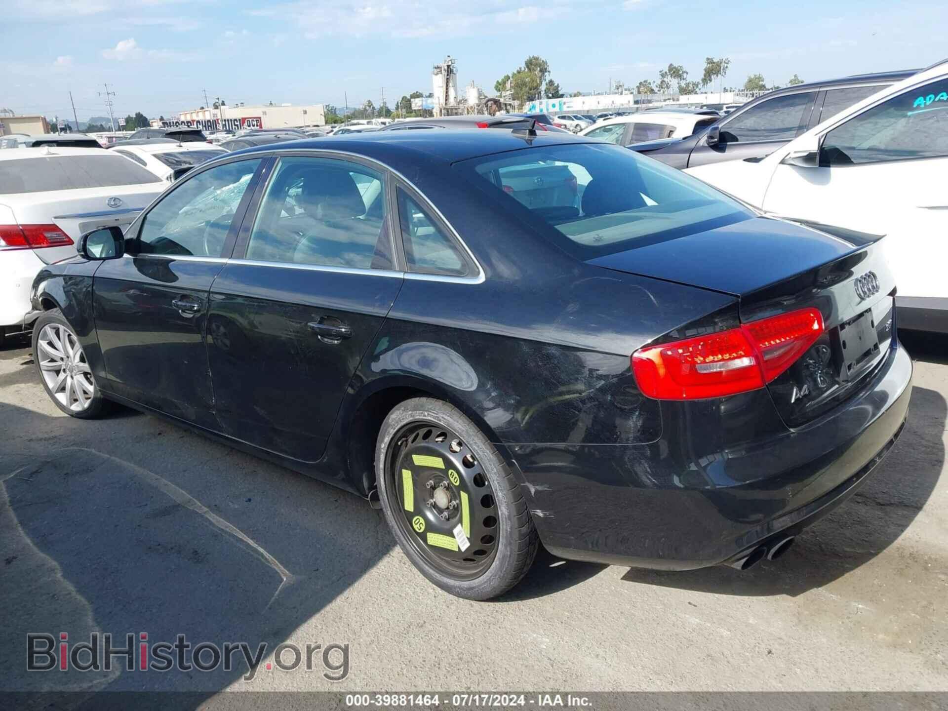 2013 AUDI A4 - VIN: WAUEFAFL3DA053266 - Фото 3