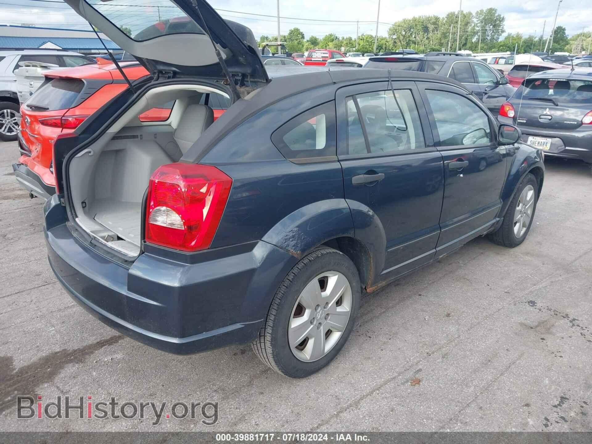 2007 DODGE CALIBER - VIN: 1B3HB48B67D218328 - Фото 4