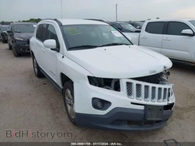 2014 Jeep COMPASS LATITUDE, white — VIN 1C4NJCEB1ED539998, IAAI
