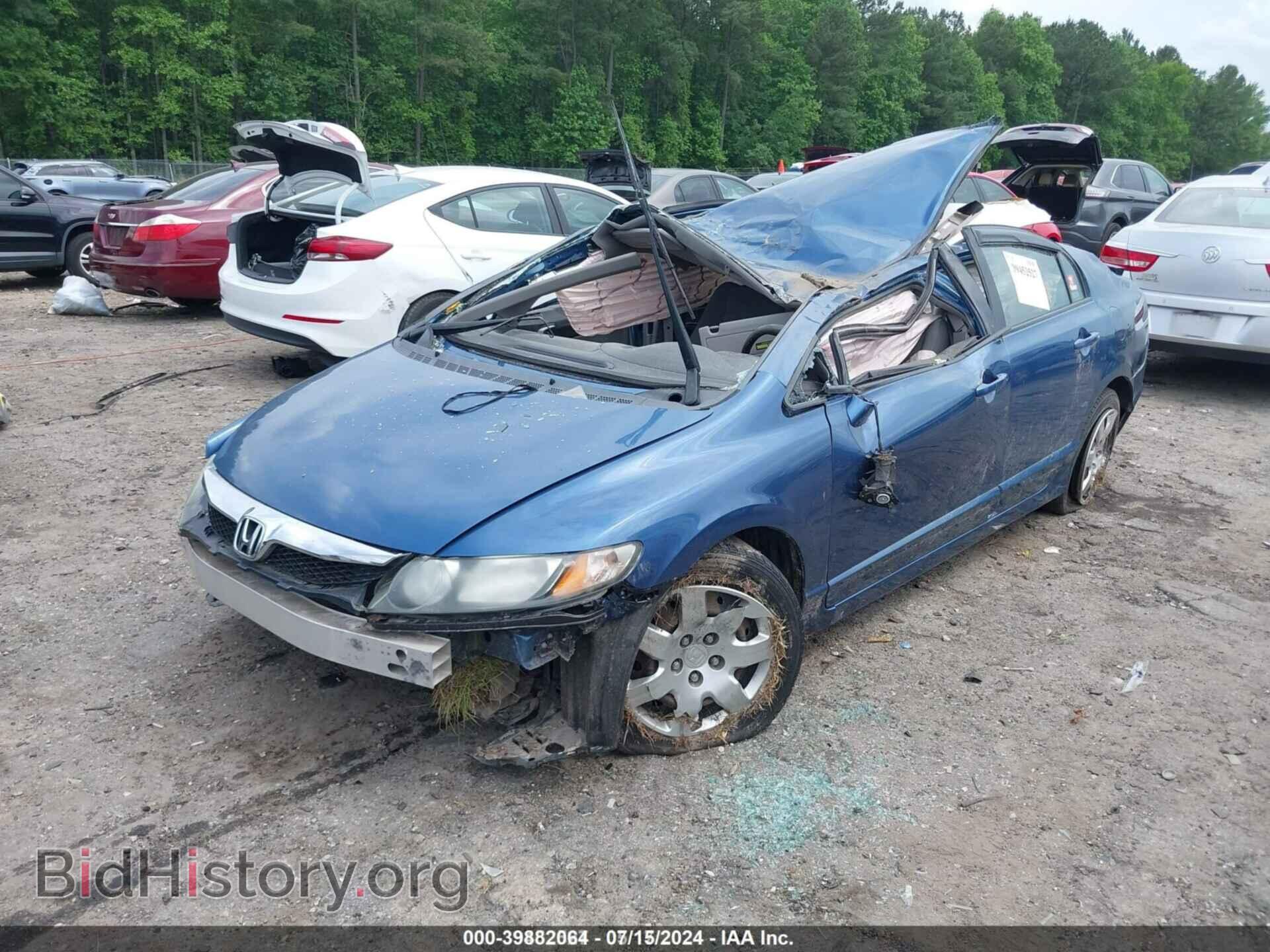 2009 HONDA CIVIC - VIN: 2HGFA16539H366920 - Фото 2