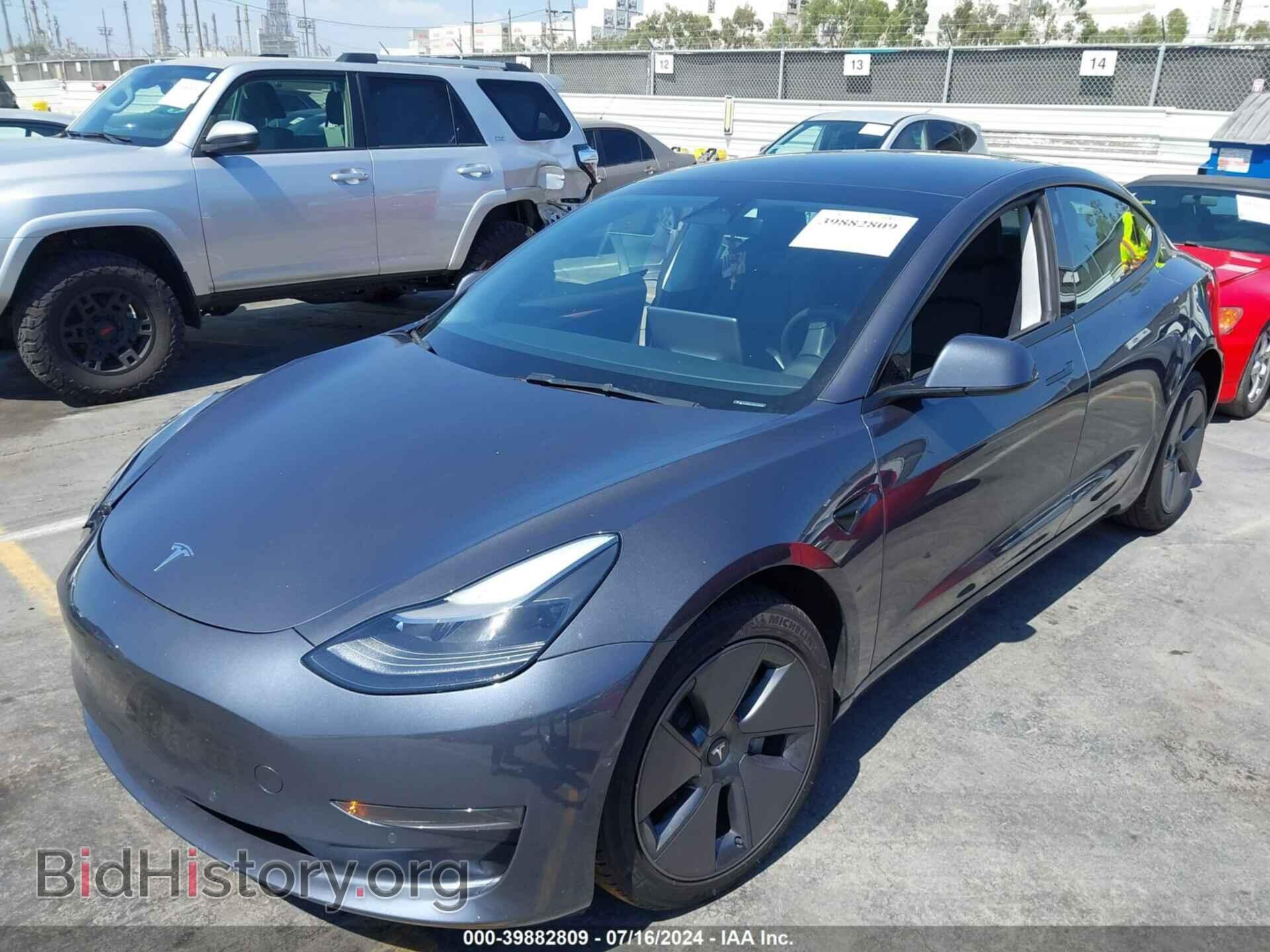 2022 TESLA MODEL 3 - VIN: 5YJ3E1EA5NF337570 - Фото 2