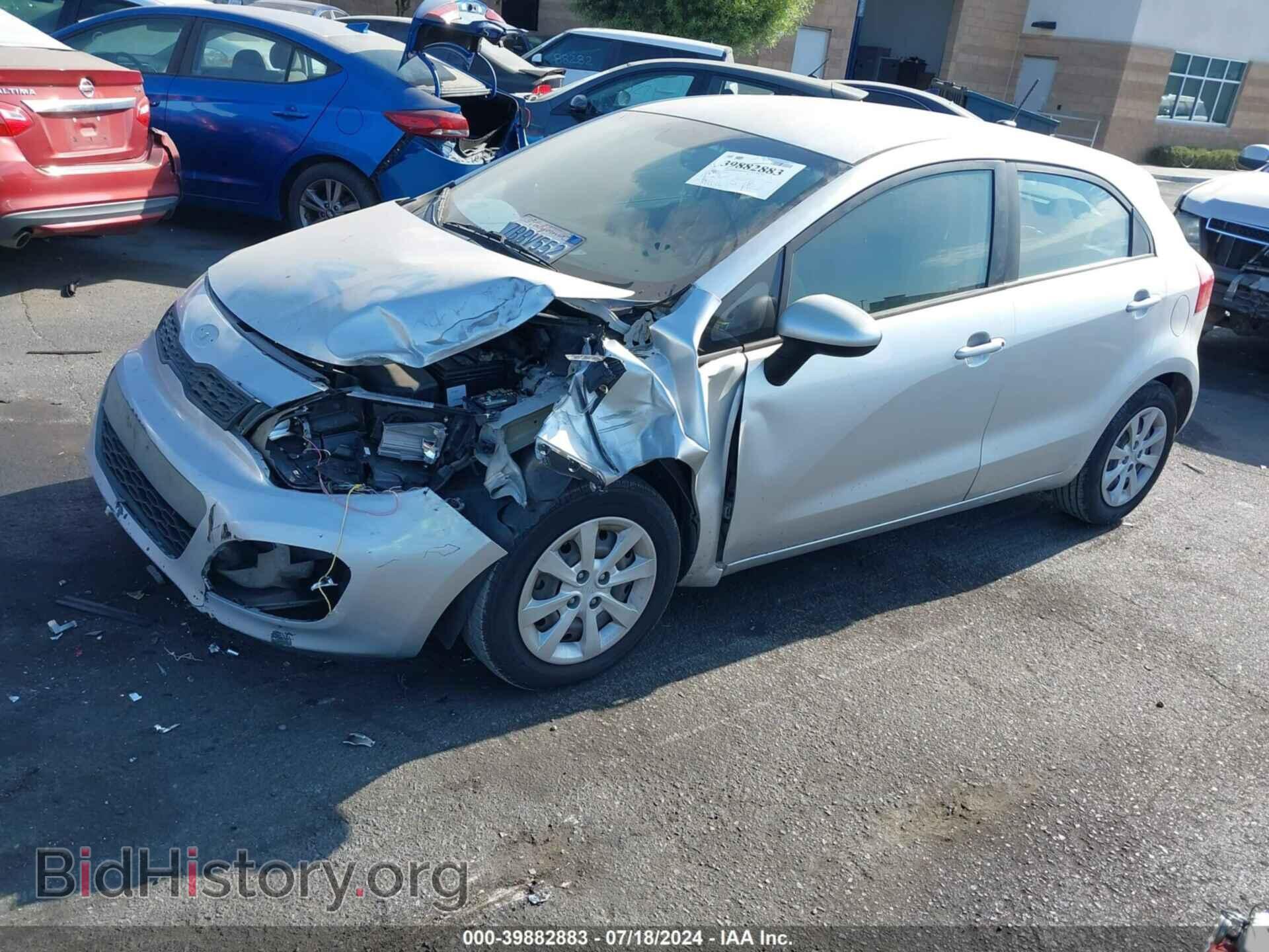 2013 KIA RIO - VIN: KNADM5A30D6285097 - Фото 2