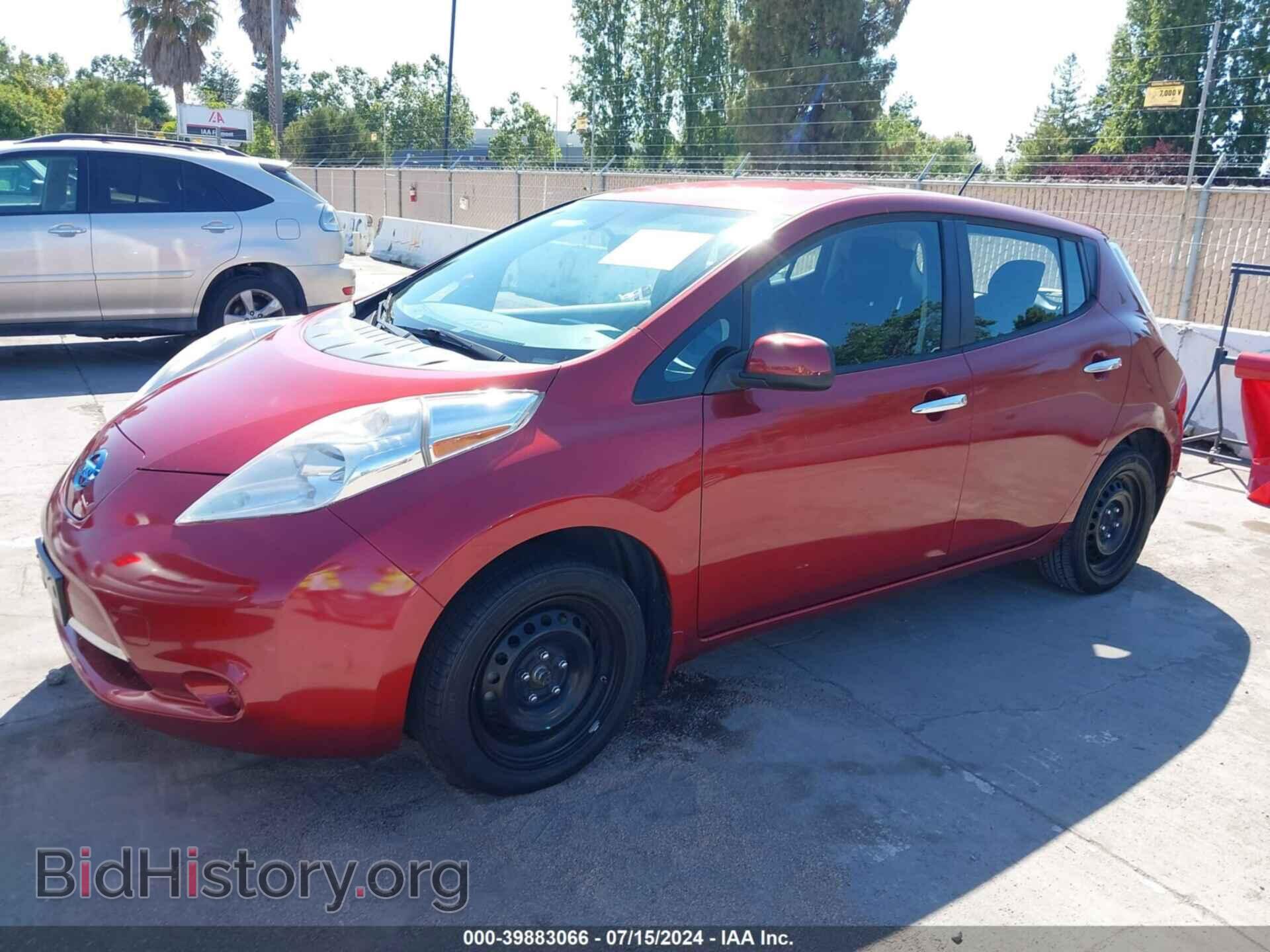 2015 NISSAN LEAF - VIN: 1N4AZ0CP7FC301641 - Фото 2