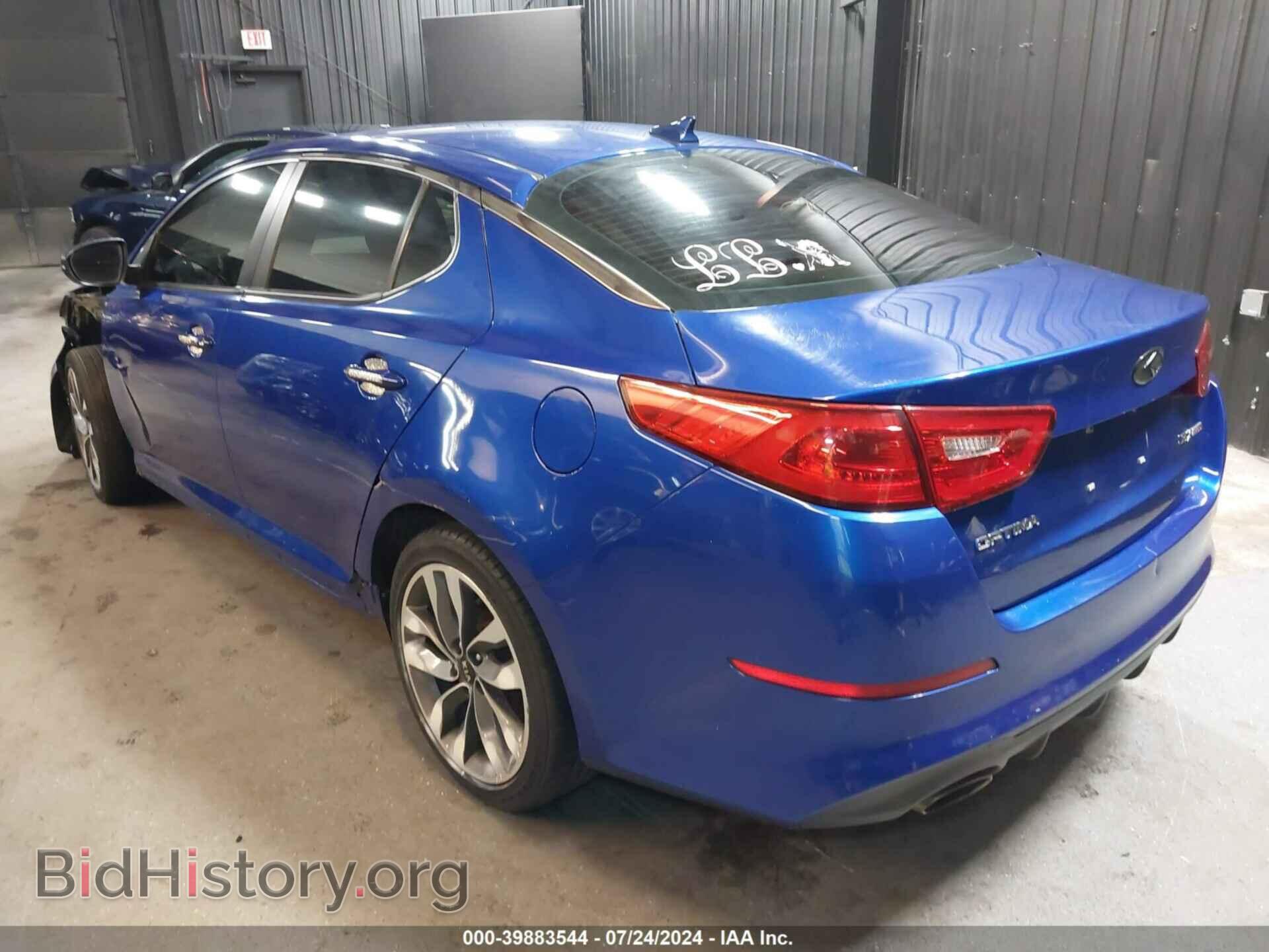2015 KIA OPTIMA - VIN: 5XXGR4A62FG422504 - Фото 3