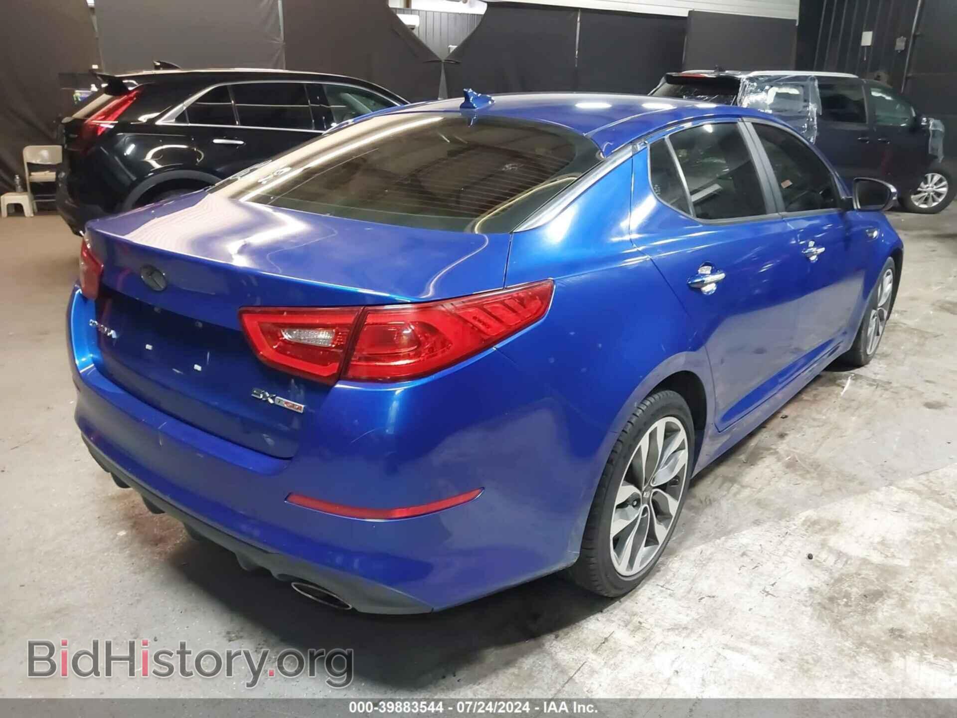 2015 KIA OPTIMA - VIN: 5XXGR4A62FG422504 - Фото 4