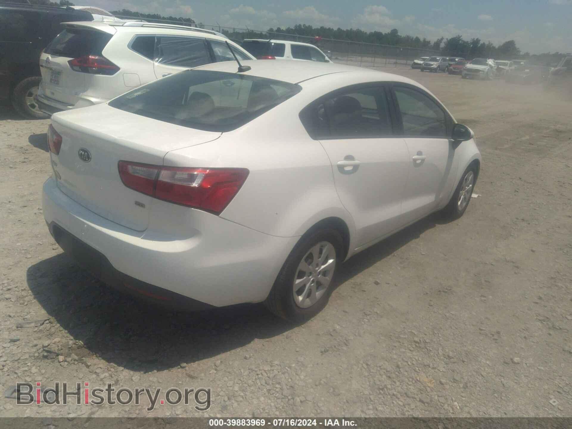 2015 KIA RIO - VIN: KNADM4A31F6455366 - Фото 4