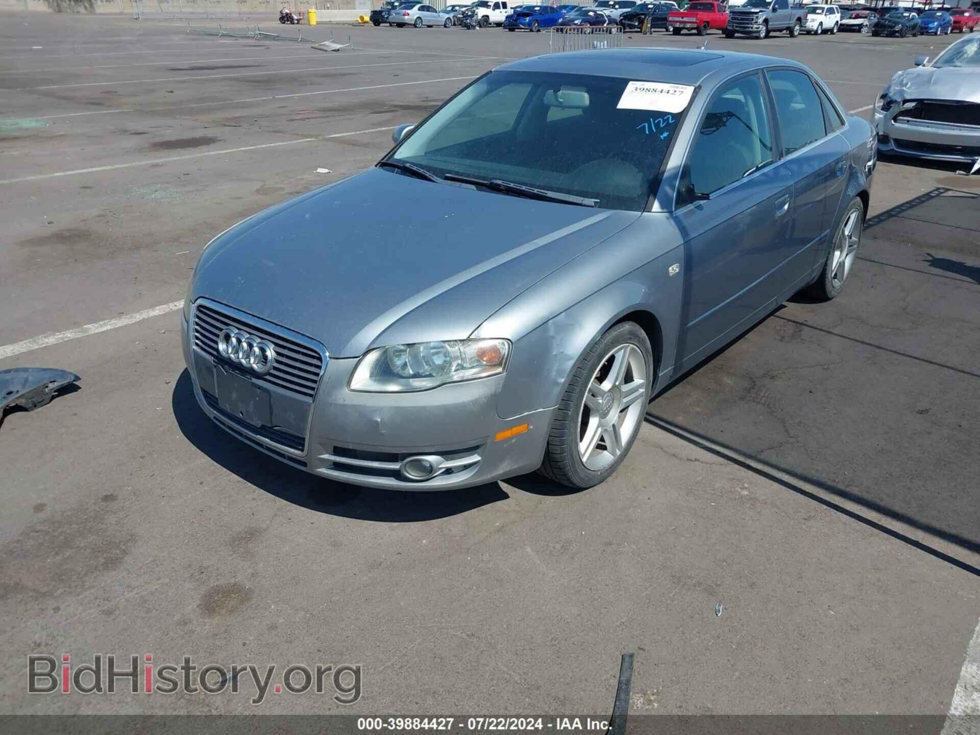 2007 AUDI A4 - VIN: WAUAF78E87A075073 - Фото 2