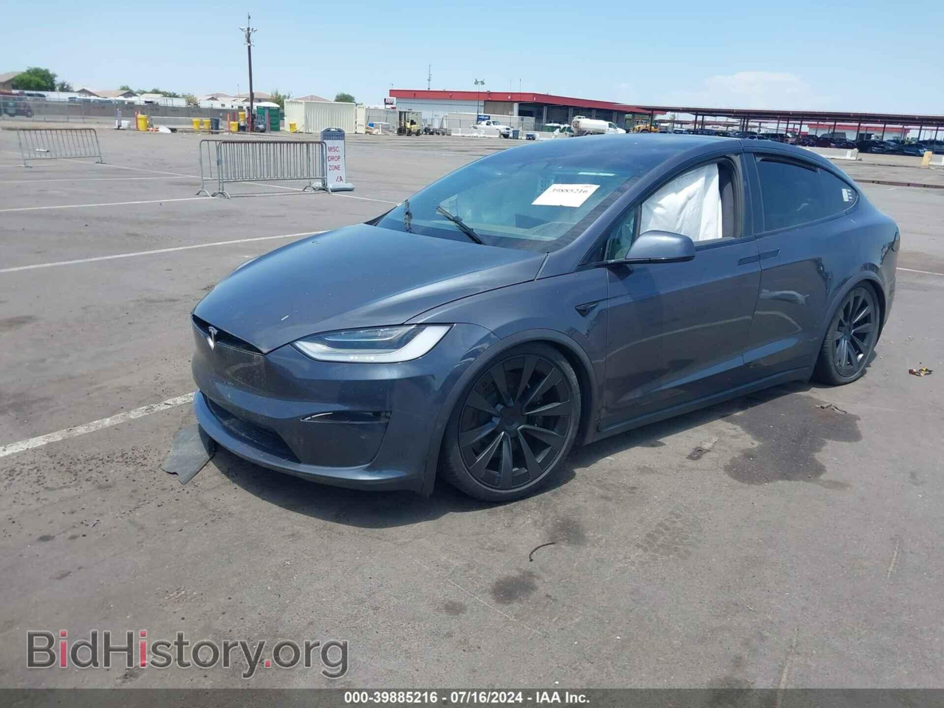 2022 TESLA MODEL X - VIN: 7SAXCAE55NF363678 - Фото 2