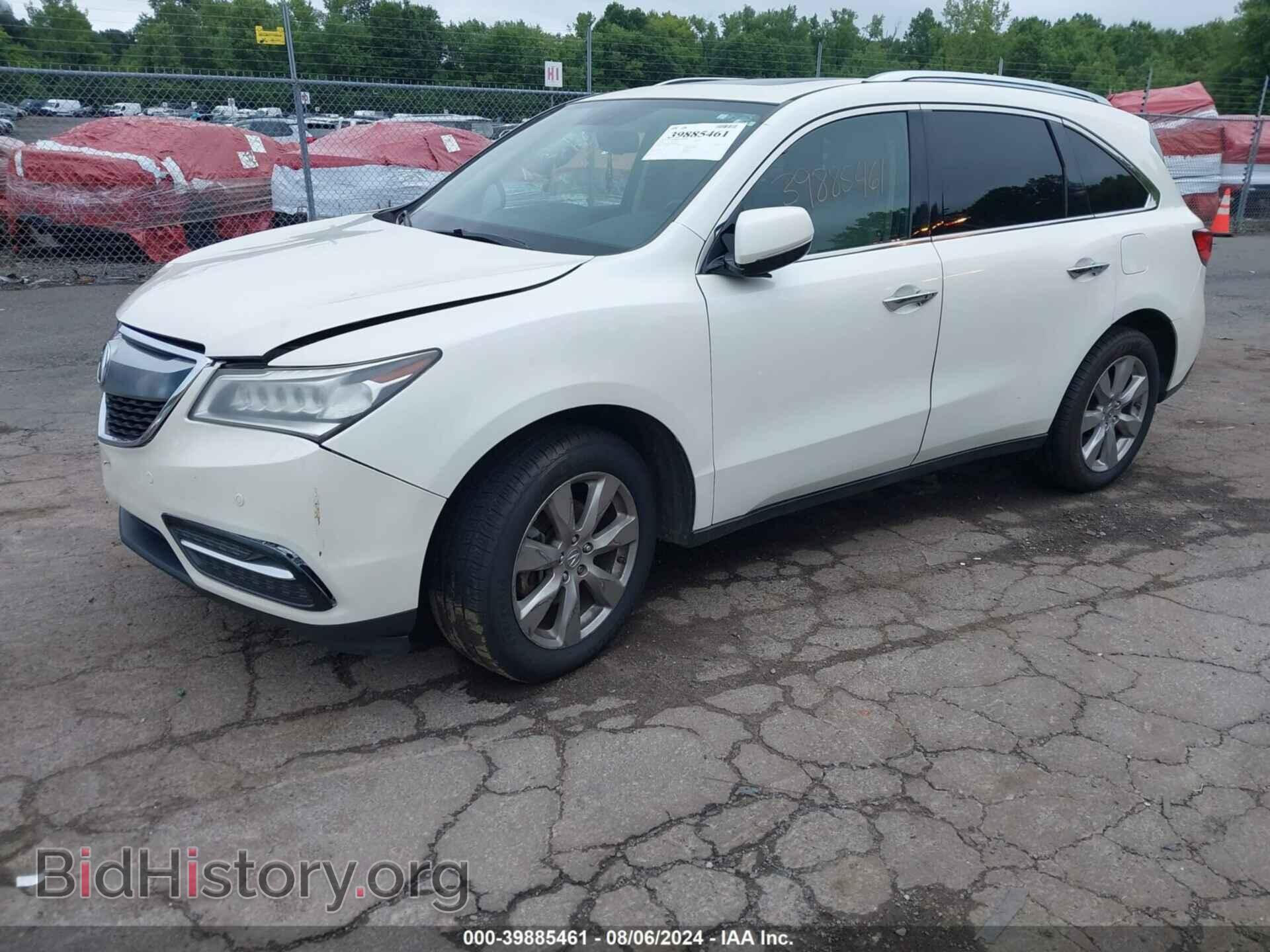 2014 ACURA MDX - VIN: 5FRYD4H86EB028417 - Фото 2