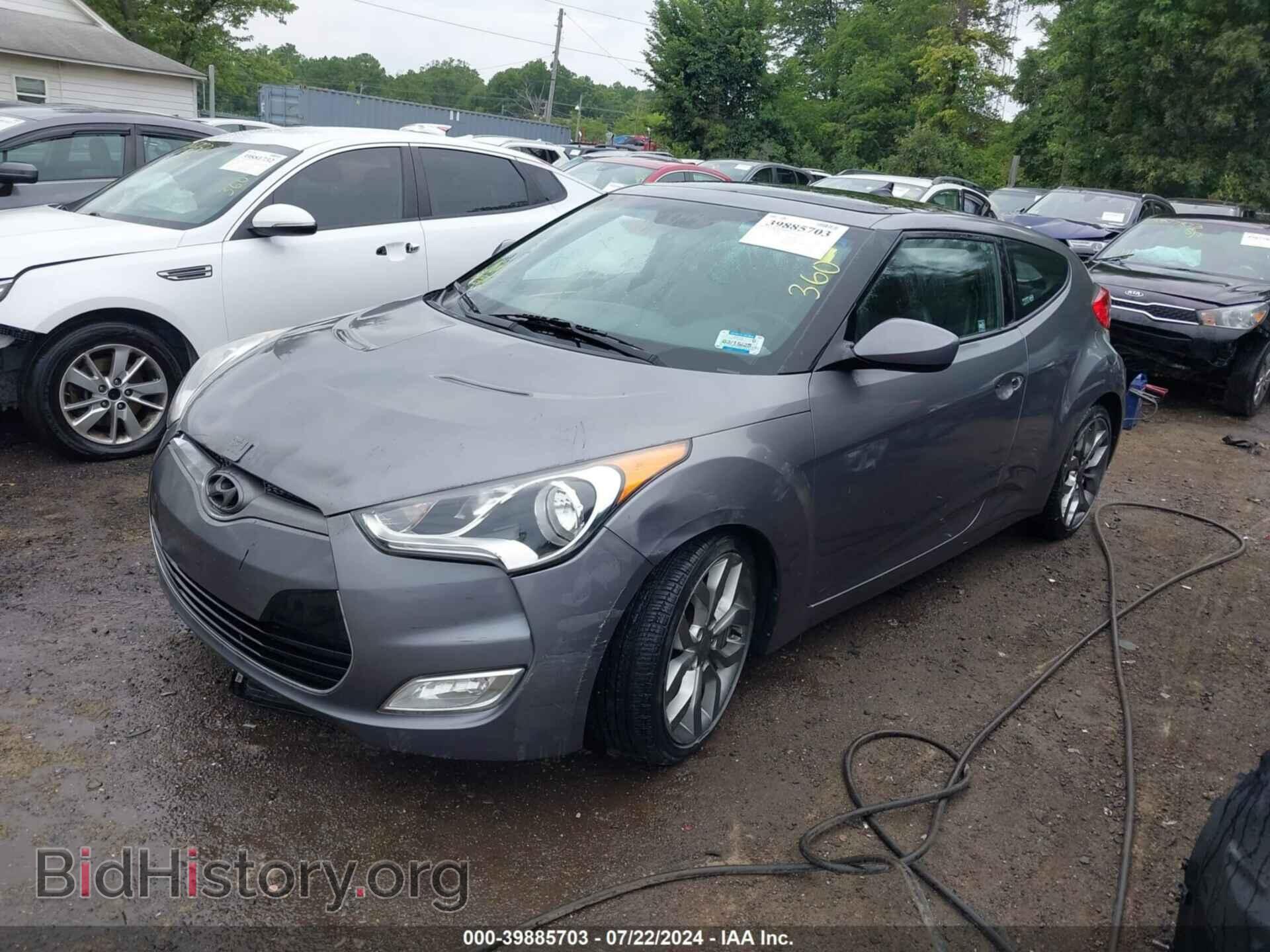 2012 HYUNDAI VELOSTER - VIN: KMHTC6AD0CU073208 - Фото 2