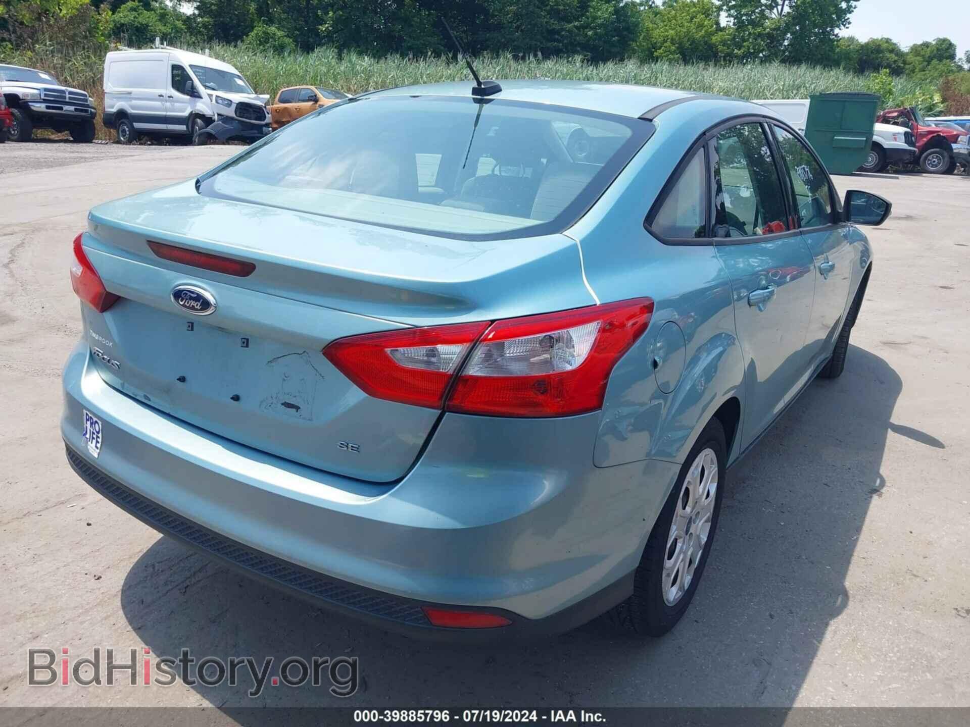 2012 FORD FOCUS - VIN: 1FAHP3F22CL366141 - Фото 4