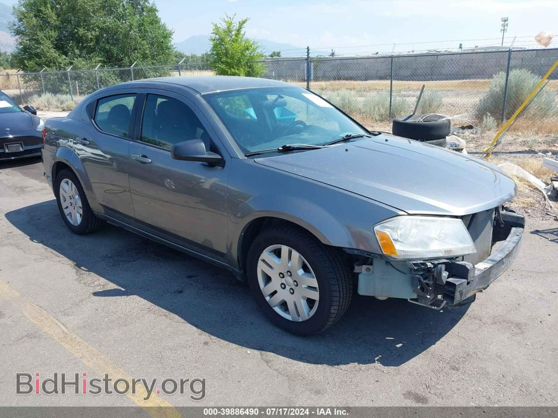 Фотография 1C3CDZAG4DN768837 - DODGE AVENGER 2013