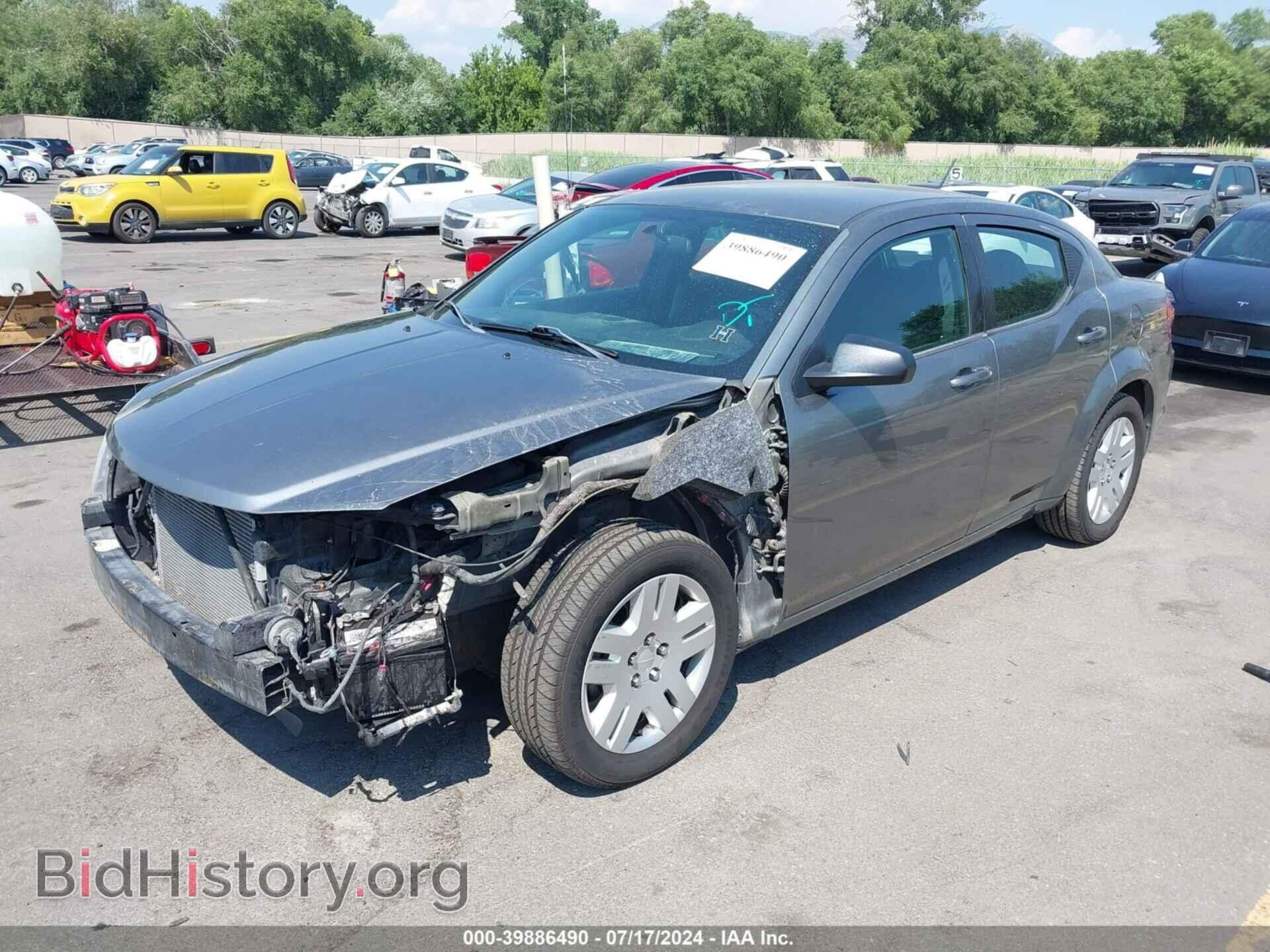 2013 DODGE AVENGER - VIN: 1C3CDZAG4DN768837 - Photo 2