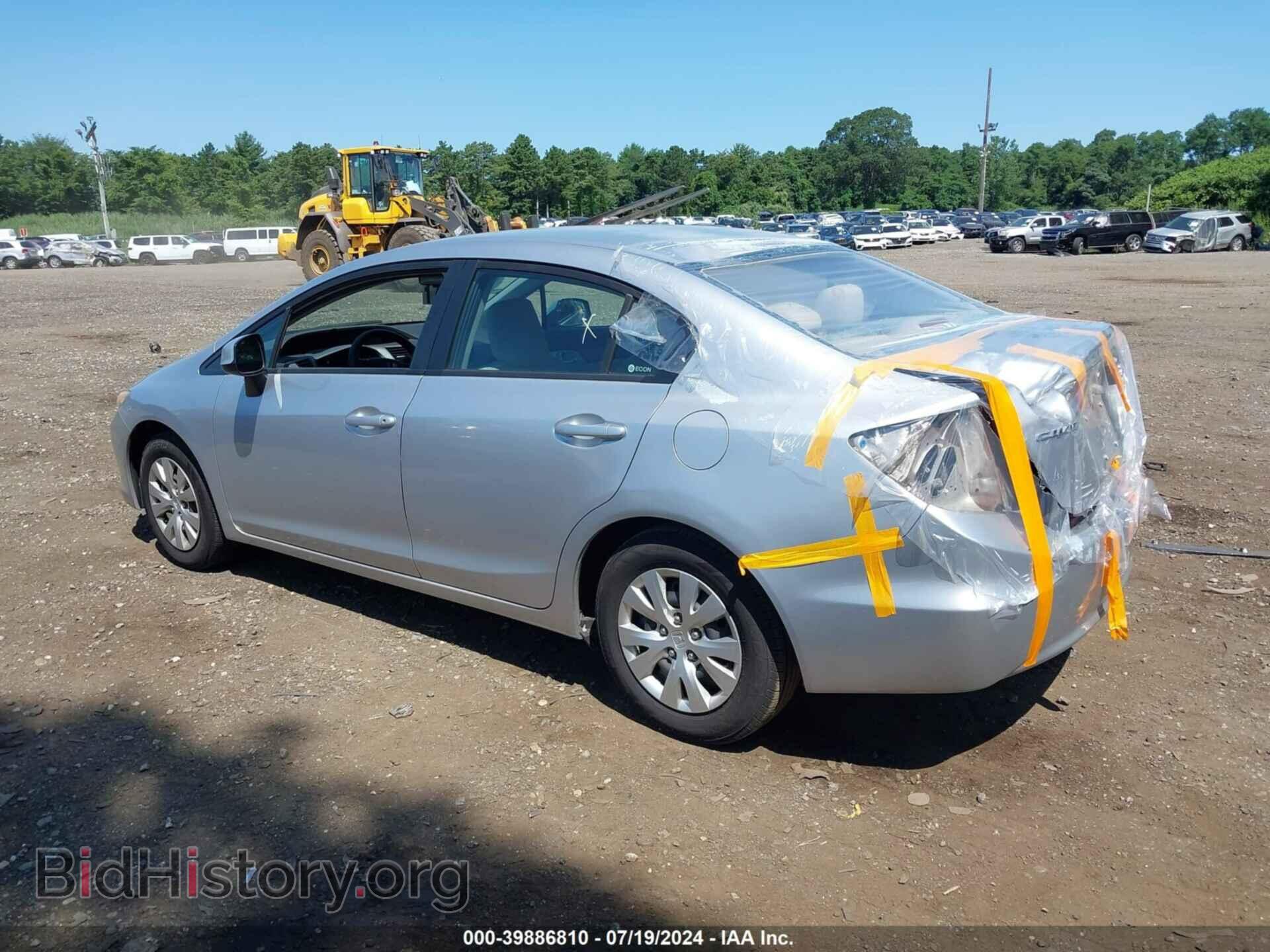 2012 HONDA CIVIC - VIN: 2HGFB2F52CH304919 - Фото 3