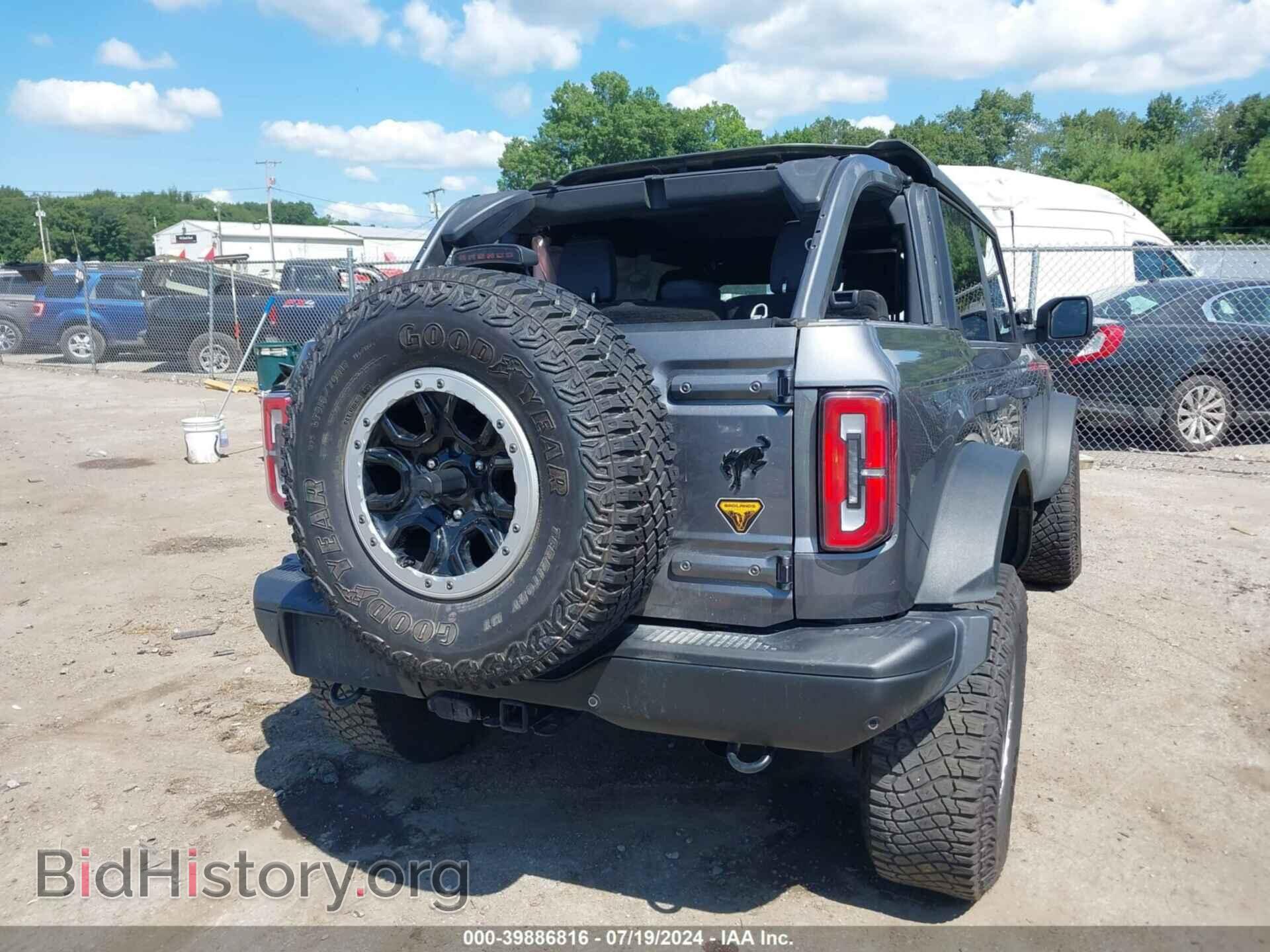 2022 FORD BRONCO - VIN: 1FMEE5DP2NLA92032 - Фото 4