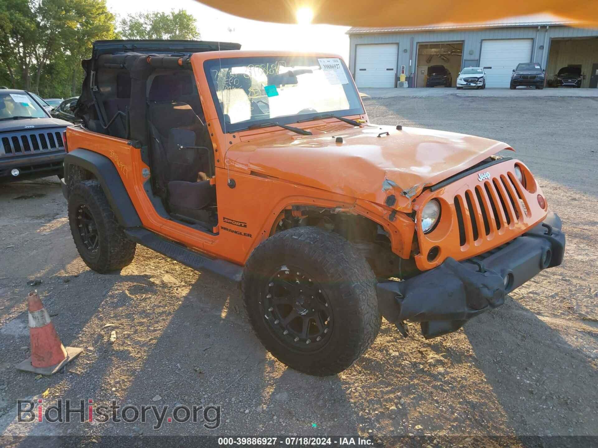 Фотография 1C4AJWAGXDL506214 - JEEP WRANGLER 2013
