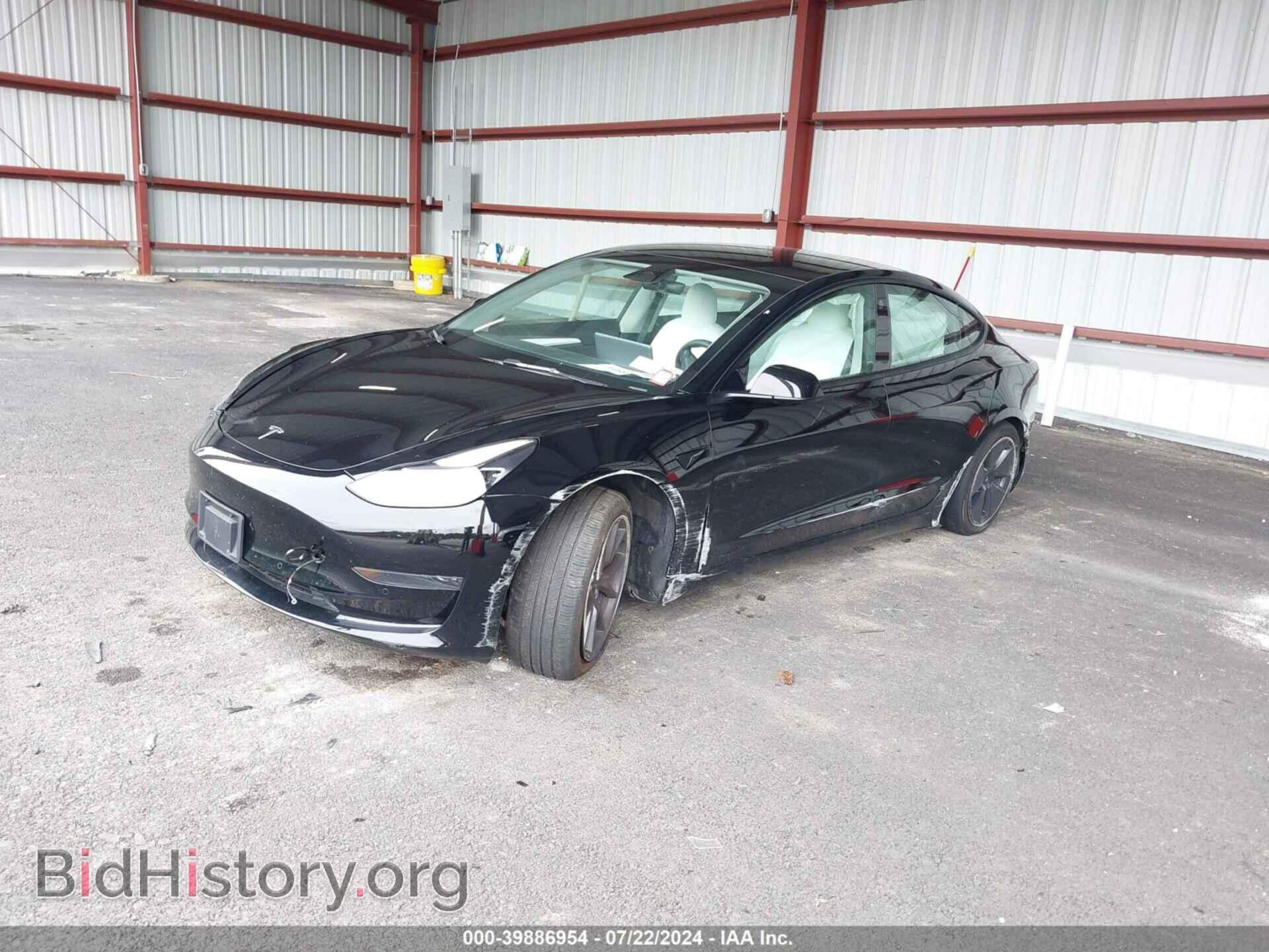 2022 TESLA MODEL 3 - VIN: 5YJ3E1EA5NF325886 - Фото 2