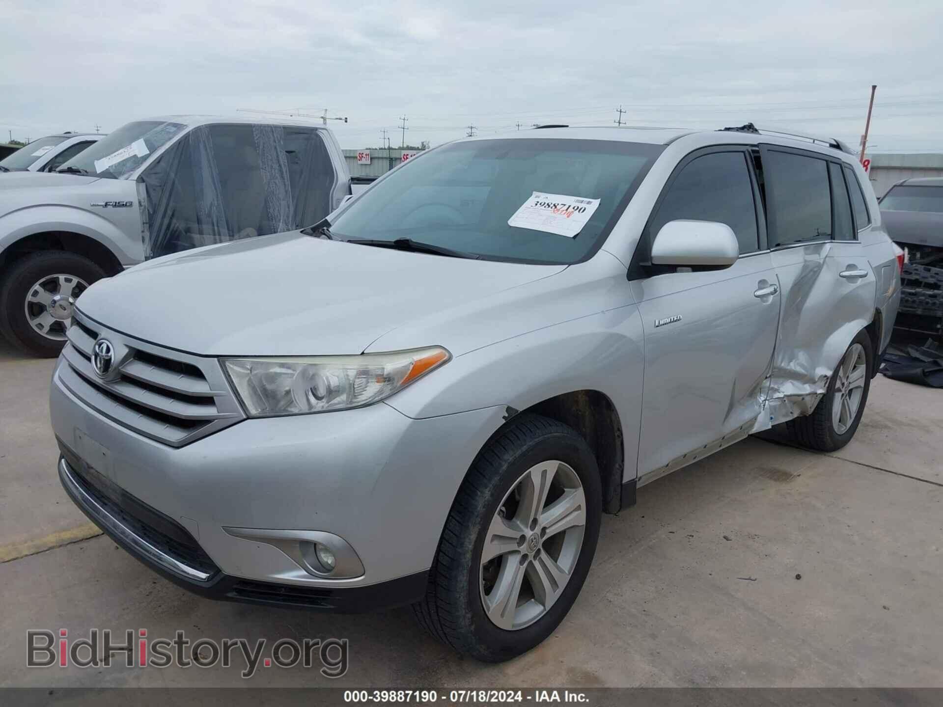2013 TOYOTA HIGHLANDER - VIN: 5TDDK3EH8DS267708 - Photo 2