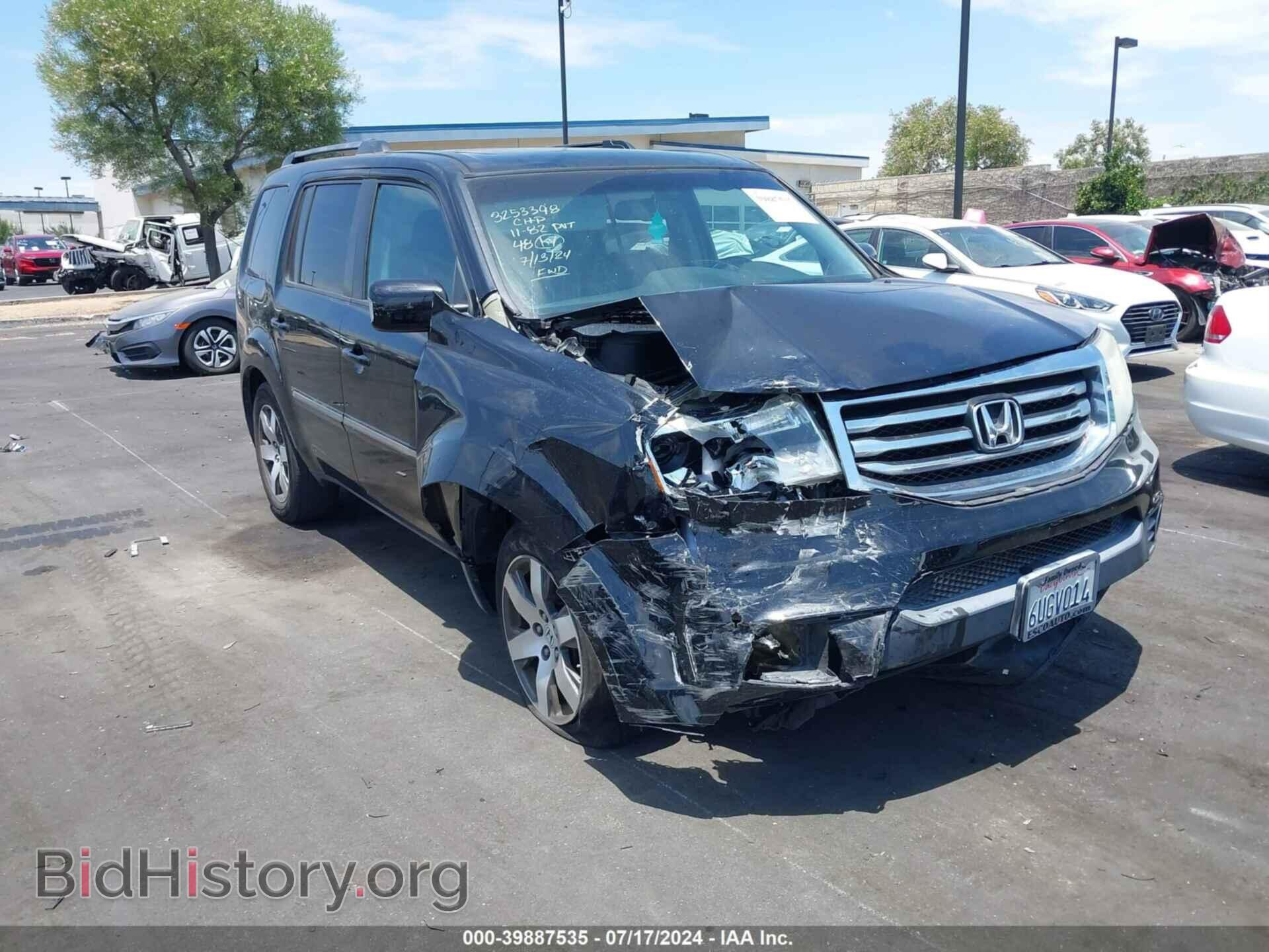 Фотография 5FNYF3H96CB007580 - HONDA PILOT 2012