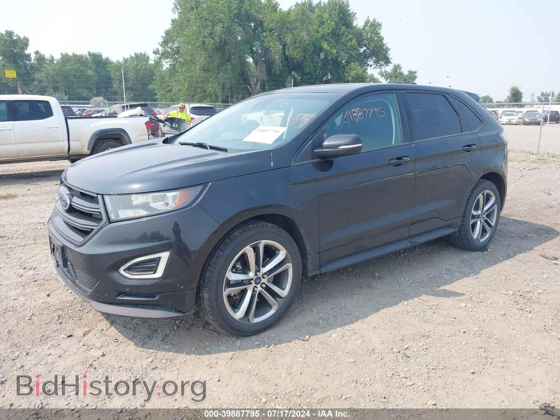 2015 FORD EDGE - VIN: 2FMTK4AP1FBB27417 - Фото 2