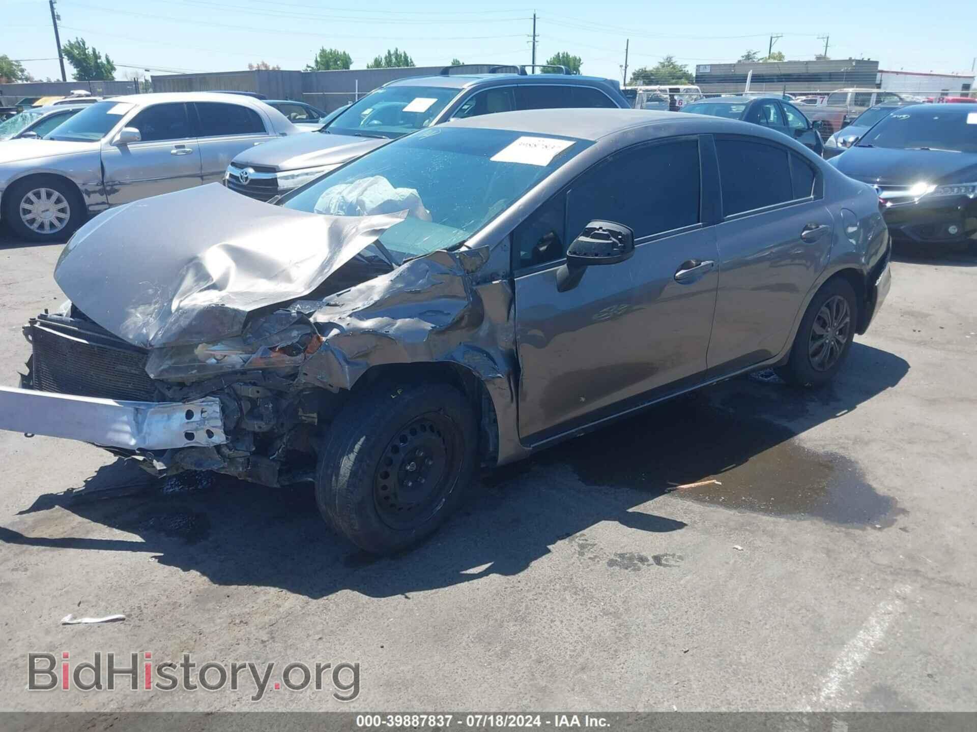 2012 HONDA CIVIC - VIN: JHMFB2F5XCS003336 - Фото 2