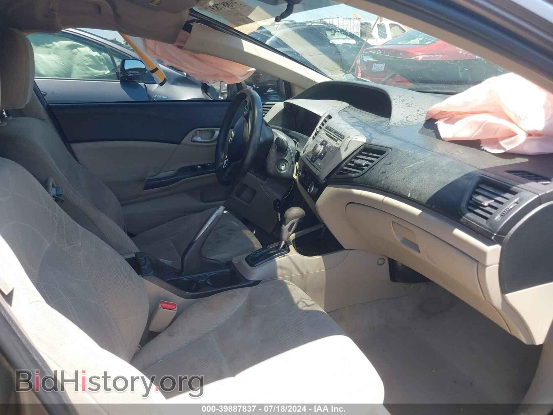 2012 HONDA CIVIC - VIN: JHMFB2F5XCS003336 - Фото 5