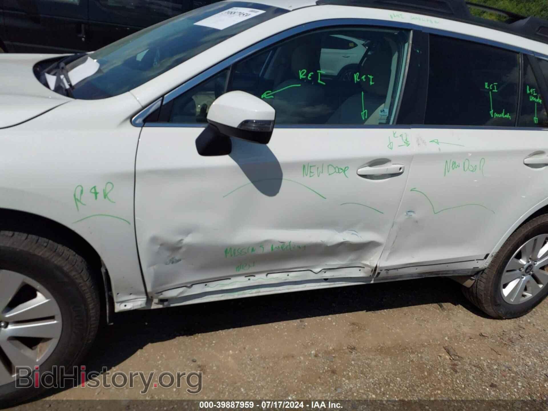 2016 SUBARU OUTBACK - VIN: 4S4BSBFC8G3201844 - Фото 6
