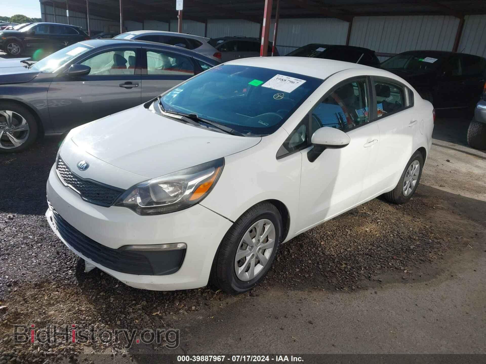 2016 KIA RIO - VIN: KNADM4A32G6612033 - Фото 2