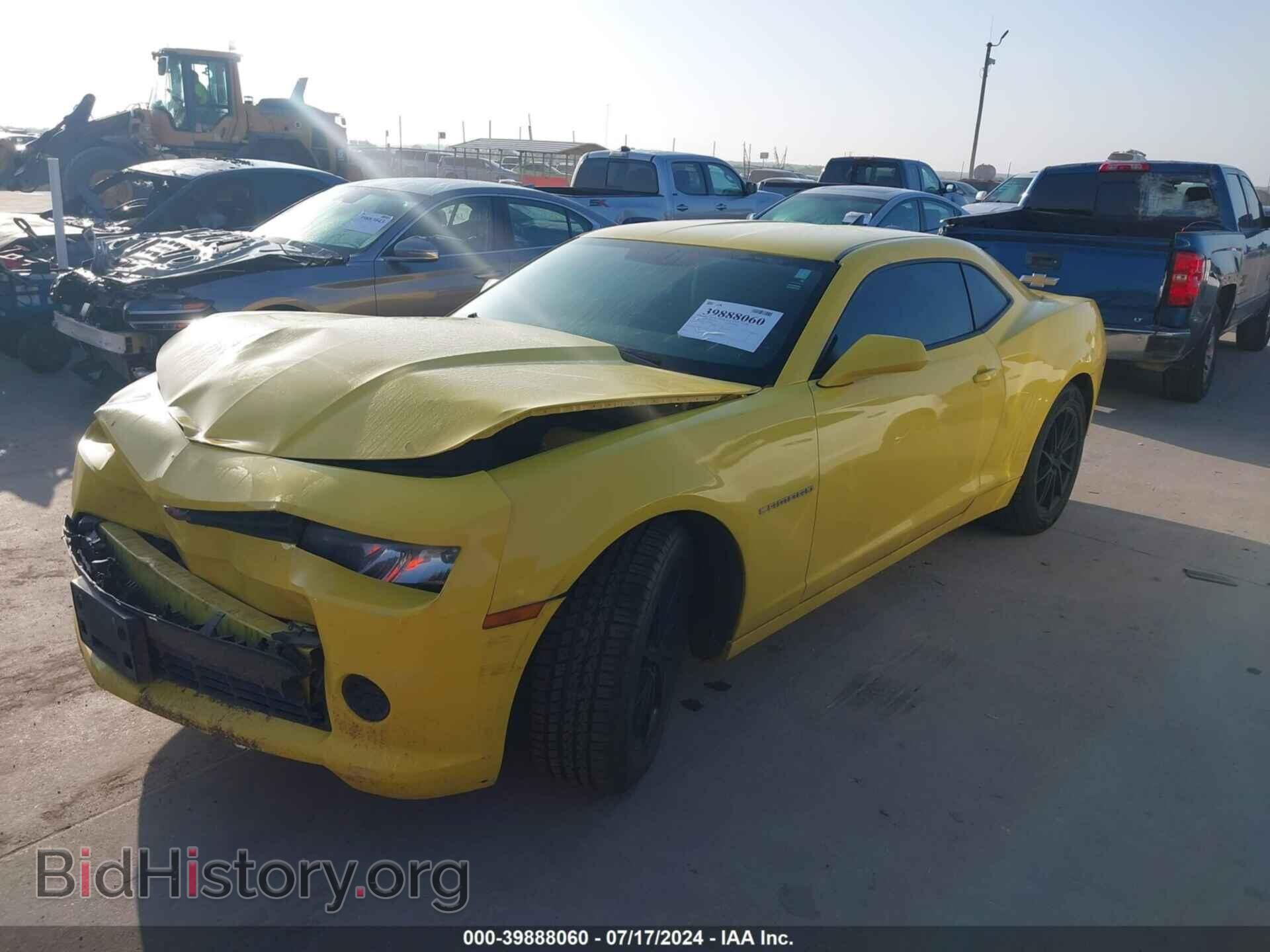 2014 CHEVROLET CAMARO - VIN: 2G1FA1E32E9168633 - Фото 2