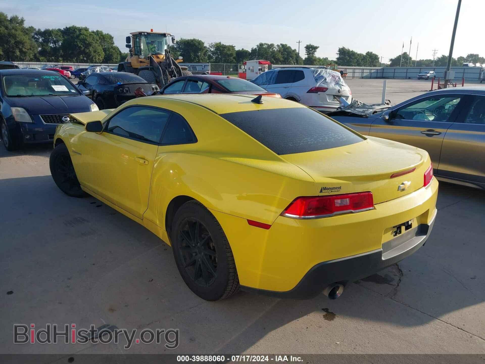 2014 CHEVROLET CAMARO - VIN: 2G1FA1E32E9168633 - Фото 3
