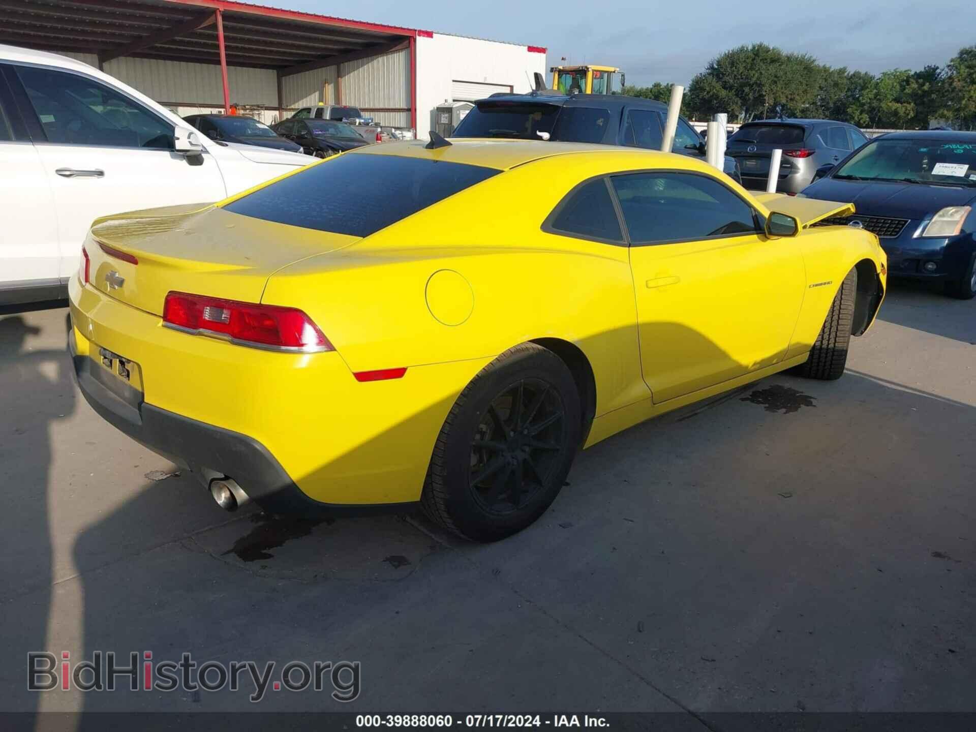2014 CHEVROLET CAMARO - VIN: 2G1FA1E32E9168633 - Фото 4