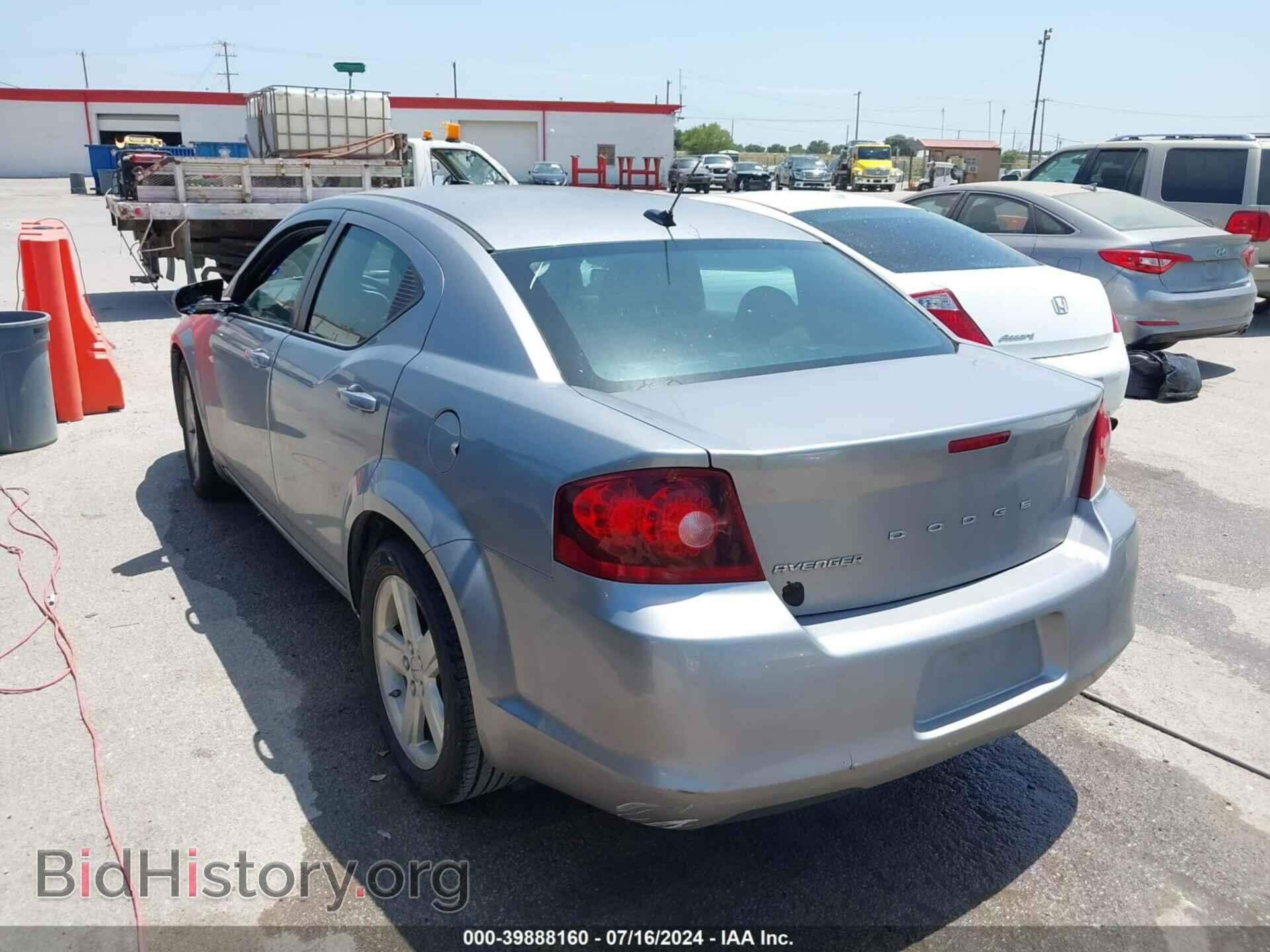 2013 DODGE AVENGER - VIN: 1C3CDZAB0DN643838 - Фото 3