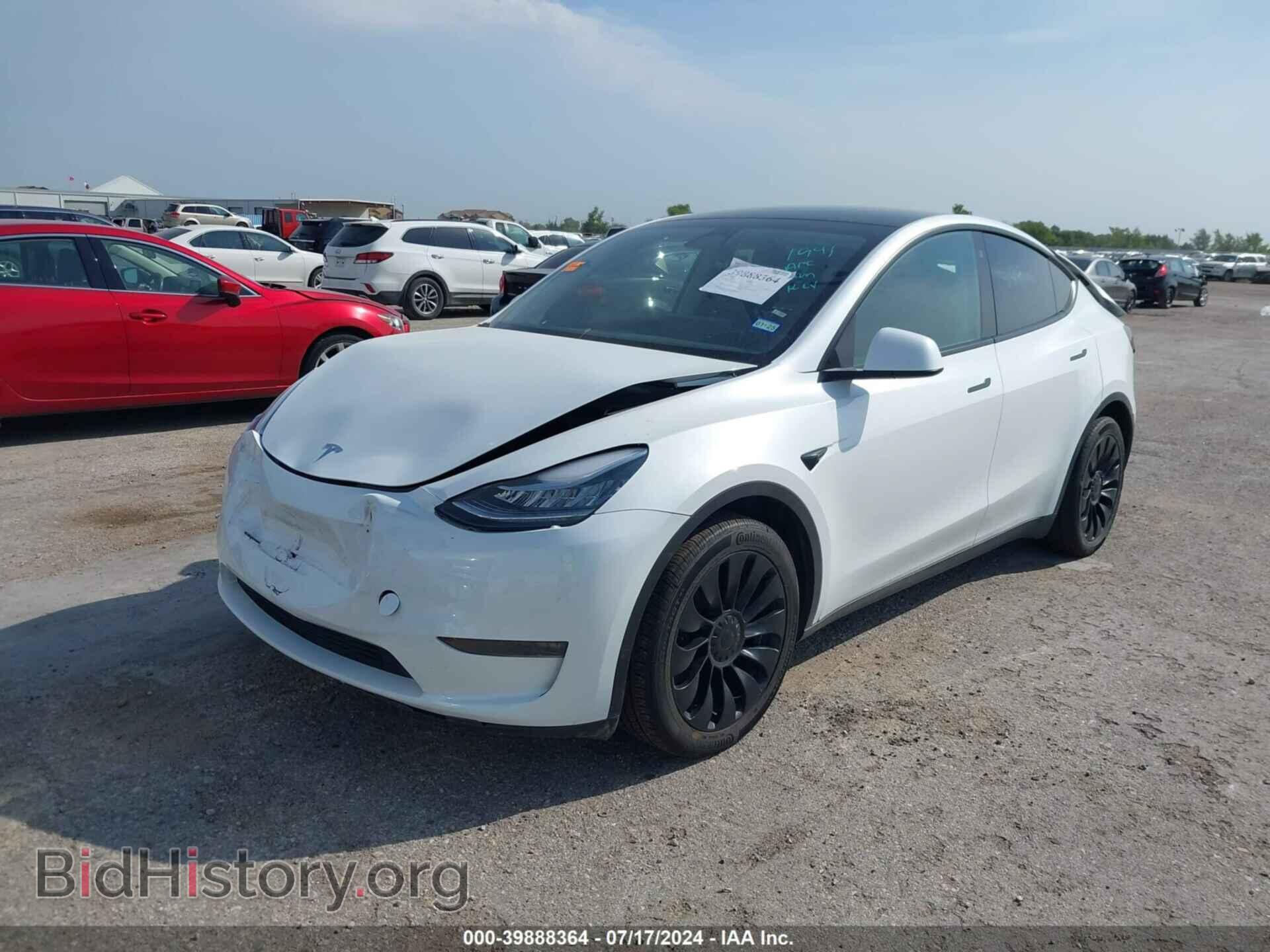 2023 TESLA MODEL Y - VIN: 7SAYGDEEXPA059529 - Фото 2