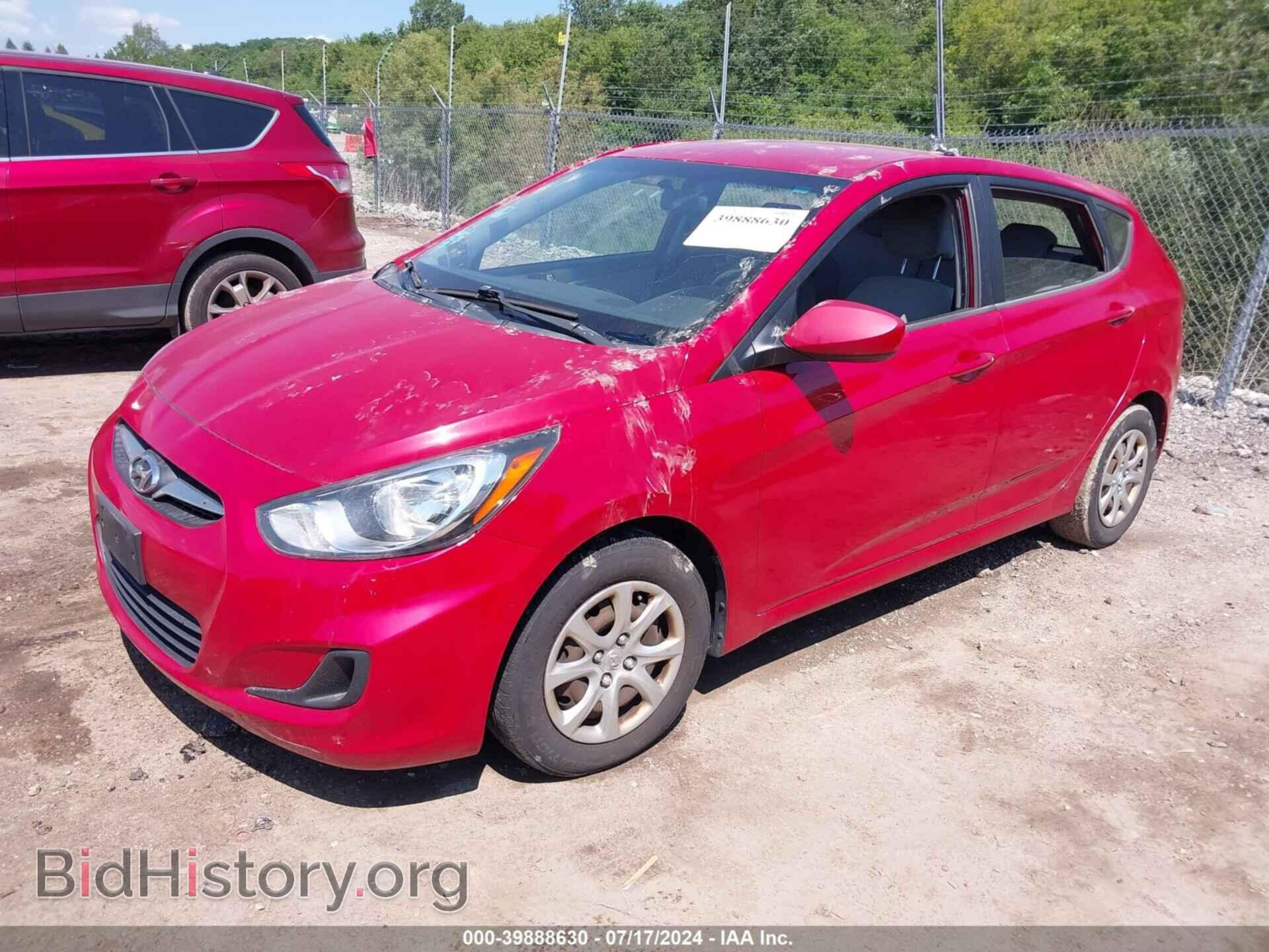 2012 HYUNDAI ACCENT - VIN: KMHCT5AE5CU016098 - Фото 2