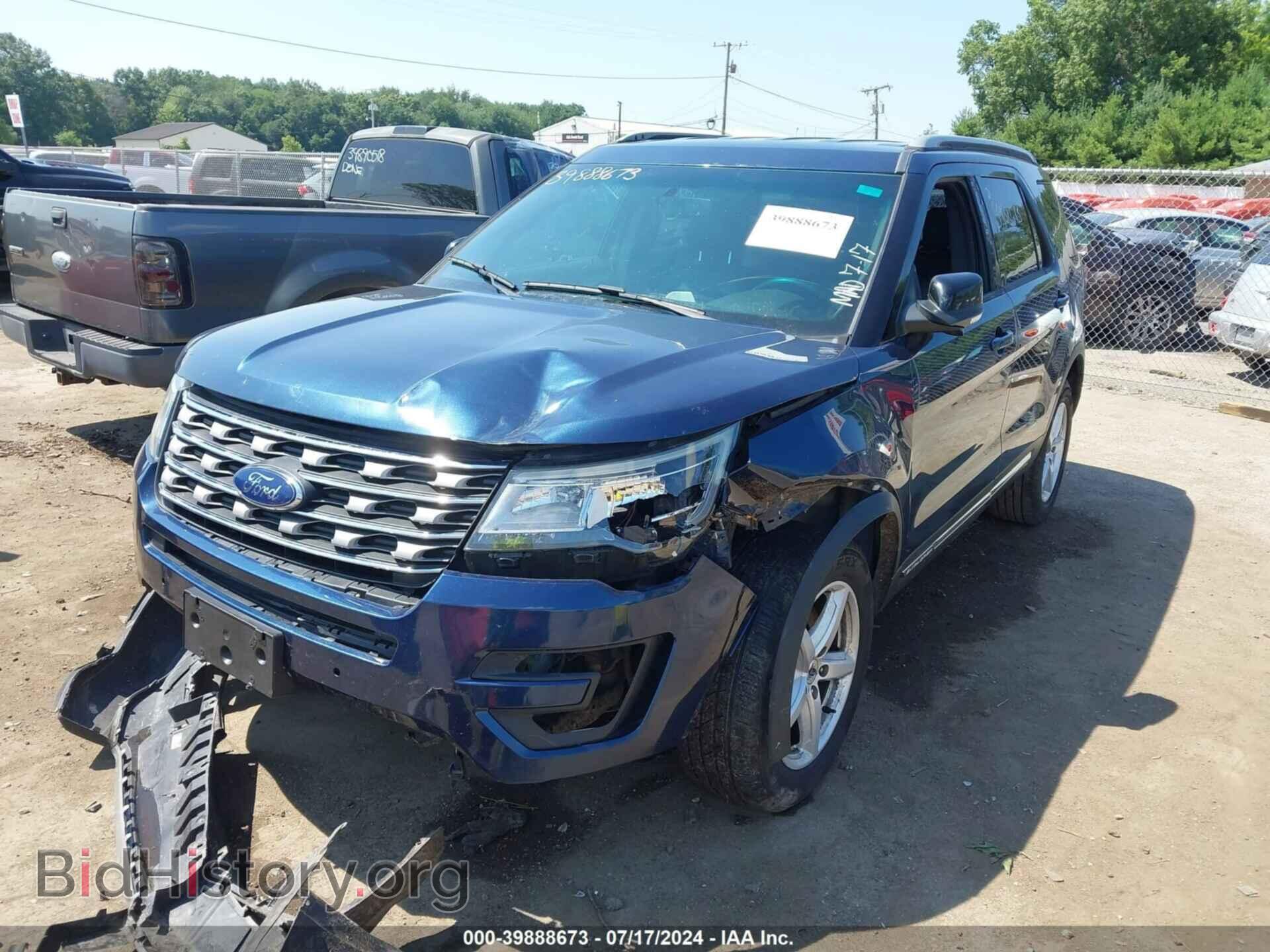 2017 FORD EXPLORER - VIN: 1FM5K8D87HGB36977 - Фото 2