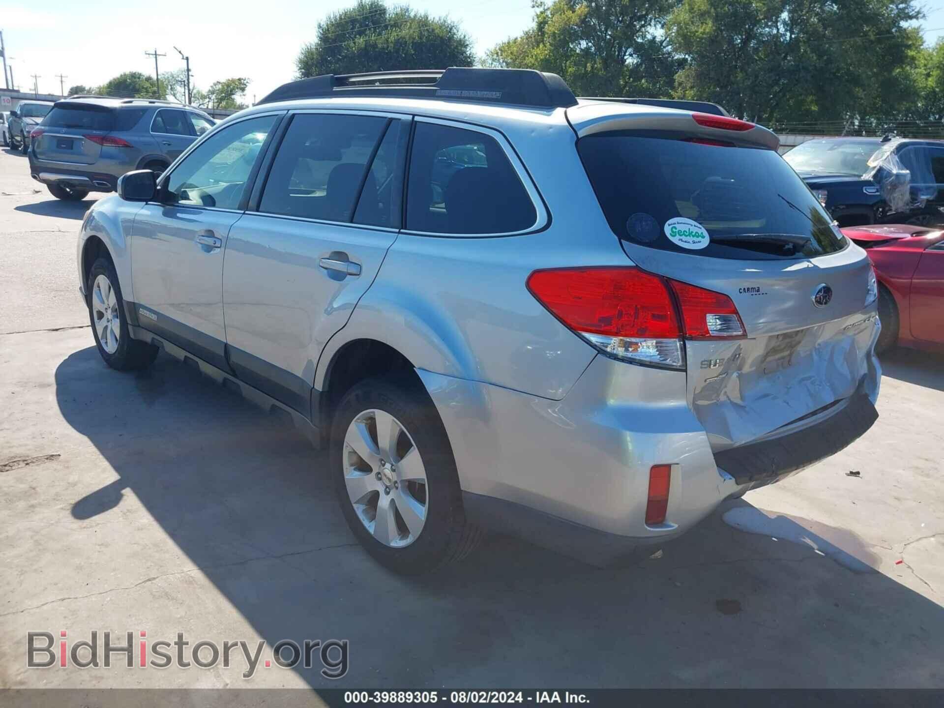 2012 SUBARU OUTBACK - VIN: 4S4BRCCC2C3267063 - Фото 3