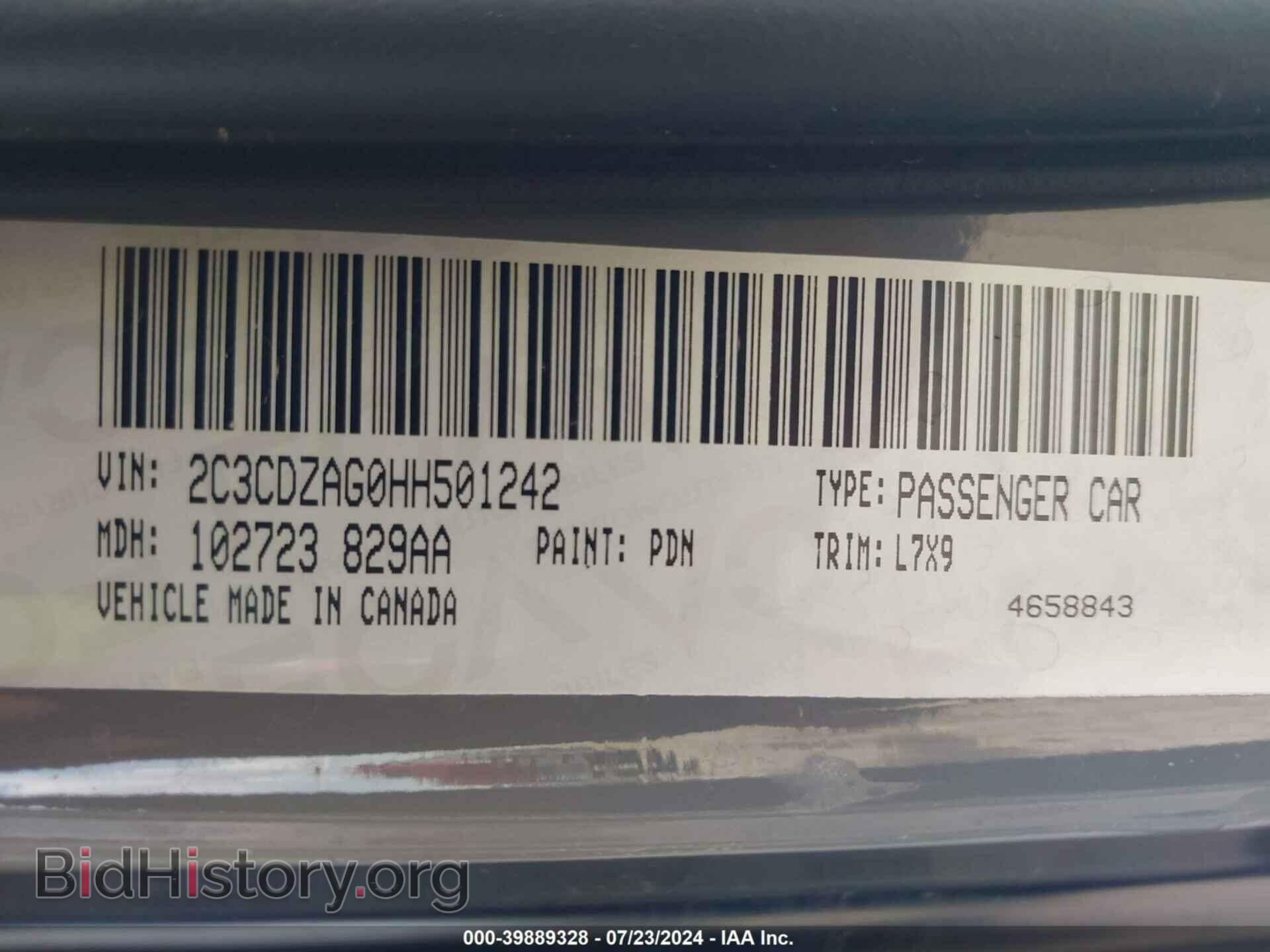 2017 DODGE CHALLENGER - VIN: 2C3CDZAG0HH501242 - Photo 9