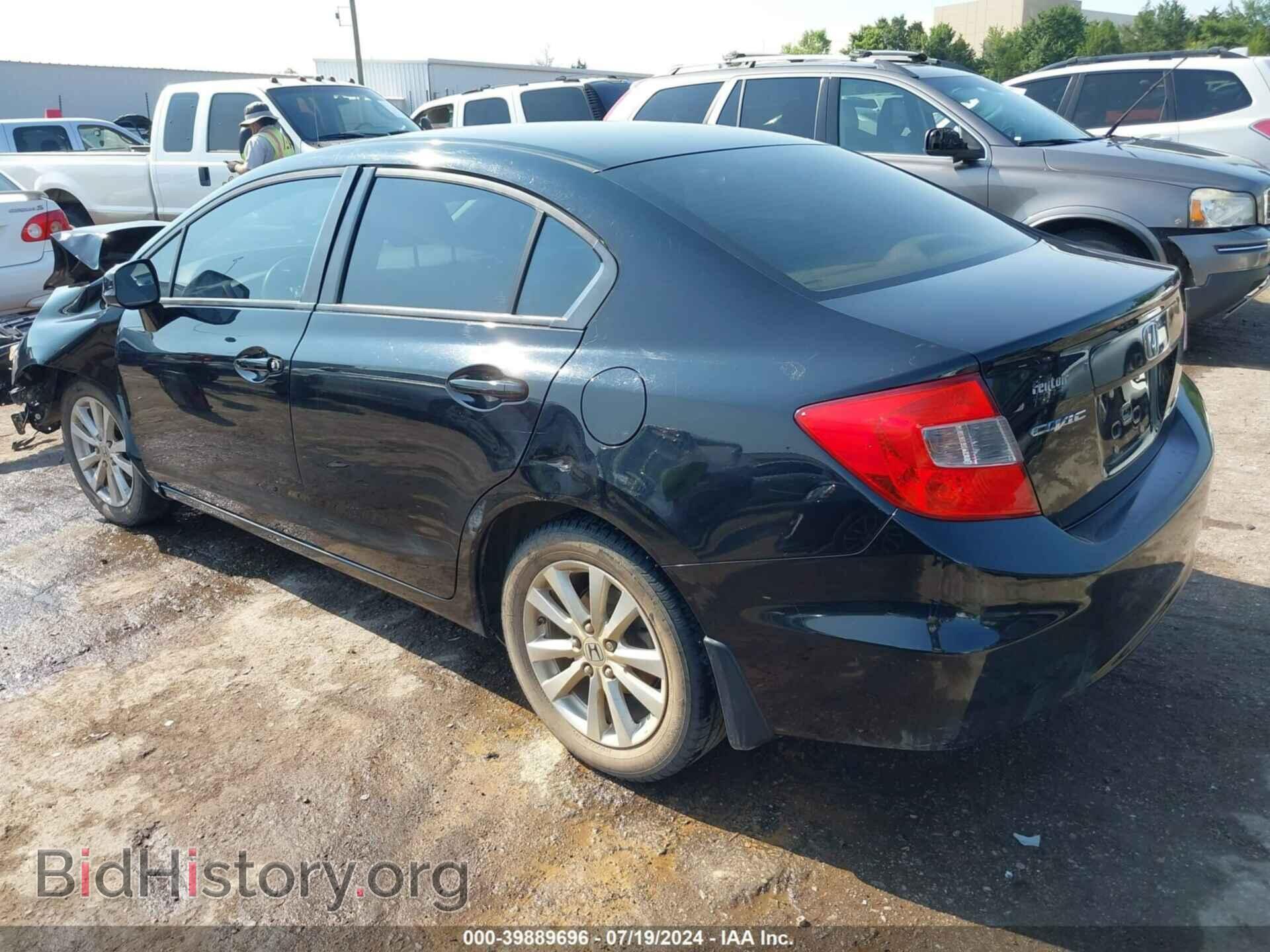 2012 HONDA CIVIC - VIN: 19XFB2F81CE001621 - Фото 3