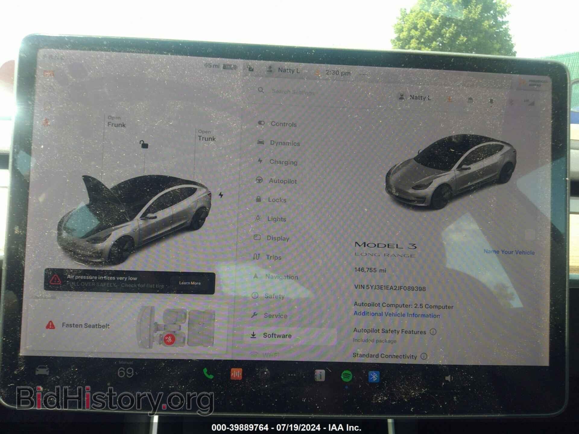 2018 TESLA MODEL 3 - VIN: 5YJ3E1EA2JF089398 - Photo 7