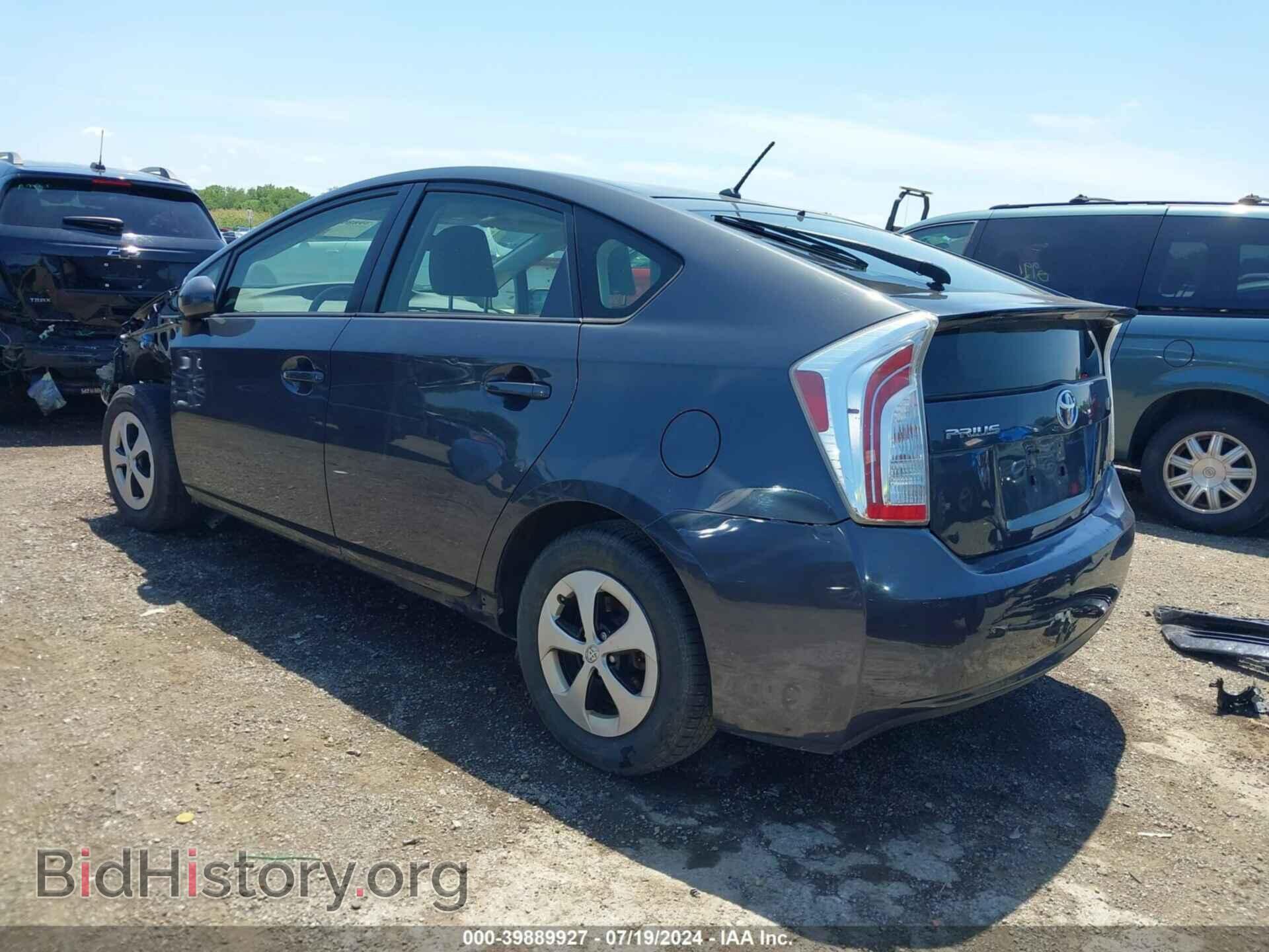 2014 TOYOTA PRIUS - VIN: JTDKN3DU0E0381557 - Фото 3