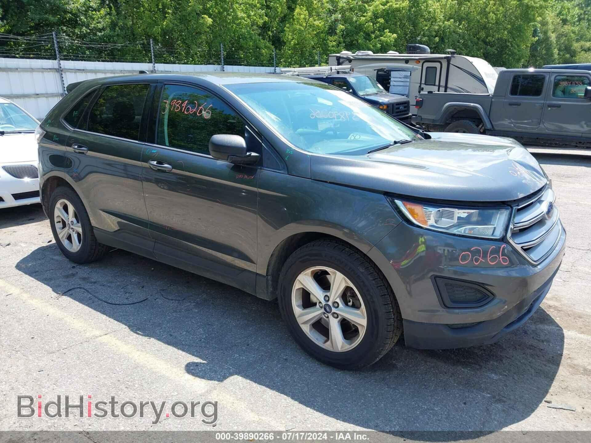 Photo 2FMTK4G89FBB52758 - FORD EDGE 2015