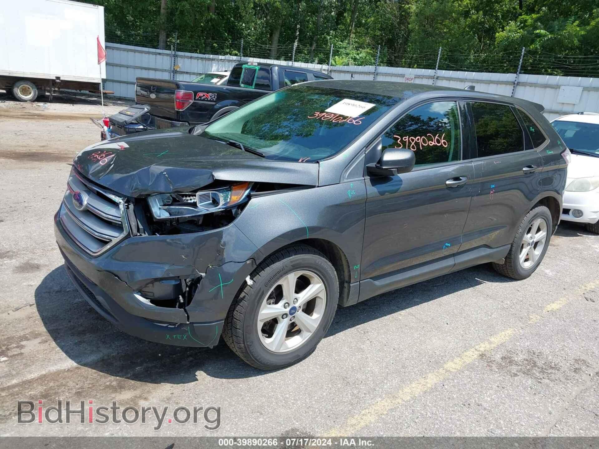 2015 FORD EDGE - VIN: 2FMTK4G89FBB52758 - Photo 2