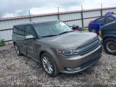 2014 Ford FLEX Limited, gray — VIN 2FMGK5D8XEBD30171, IAAI