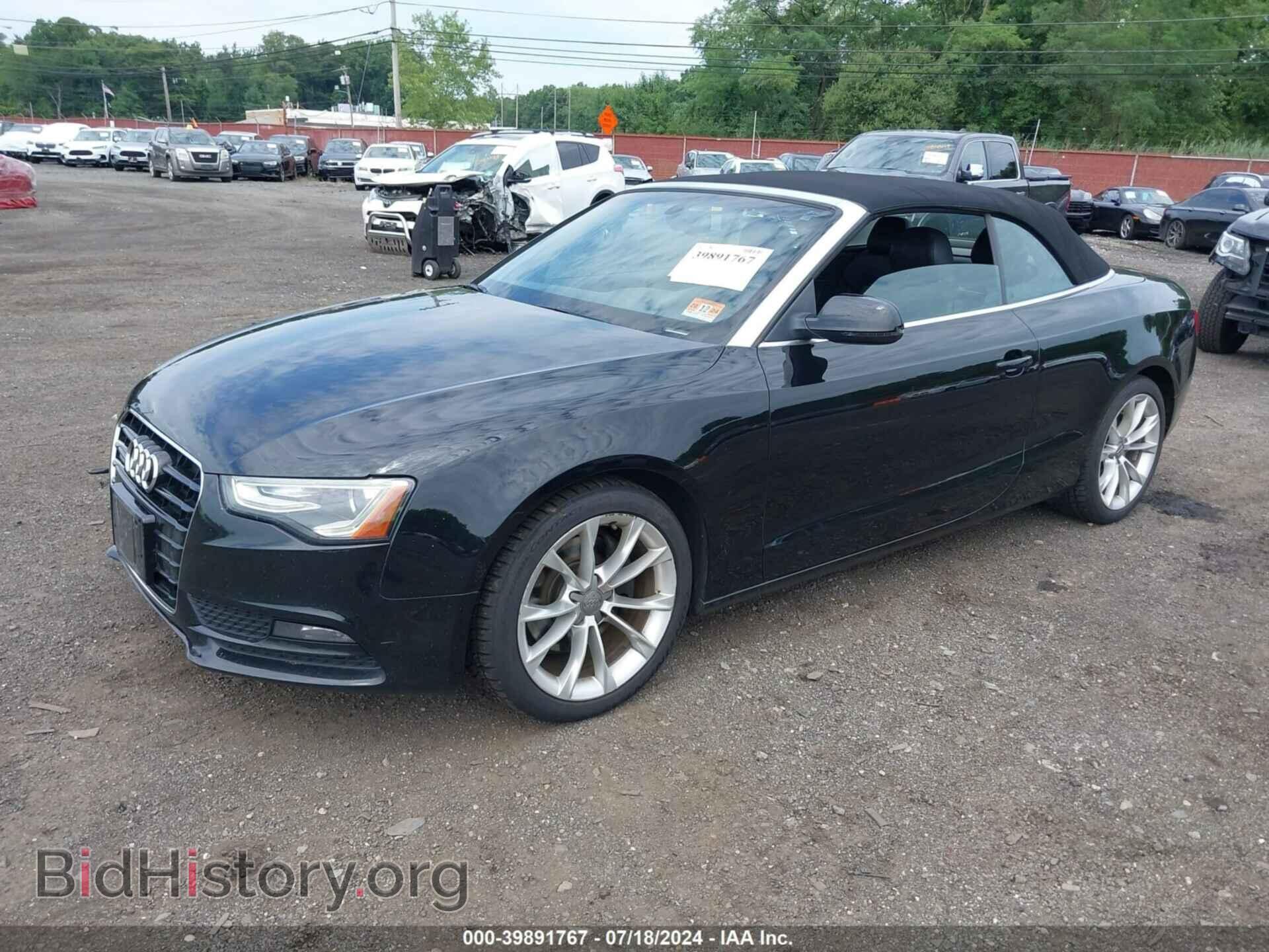 2013 AUDI A5 - VIN: WAULFAFH0DN000875 - Фото 2