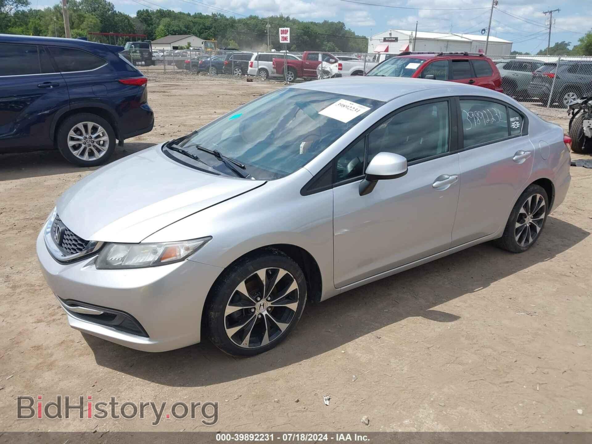 2013 HONDA CIVIC - VIN: 2HGFB2F53DH590247 - Фото 2